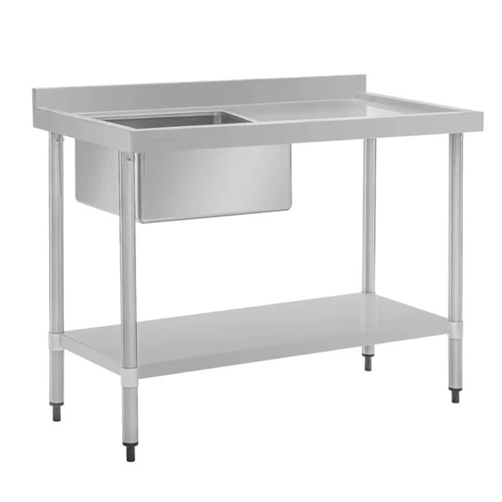 Vogue HC903 - Single Bowl Sink R/H Drainer - 1200mm 90mm Drain