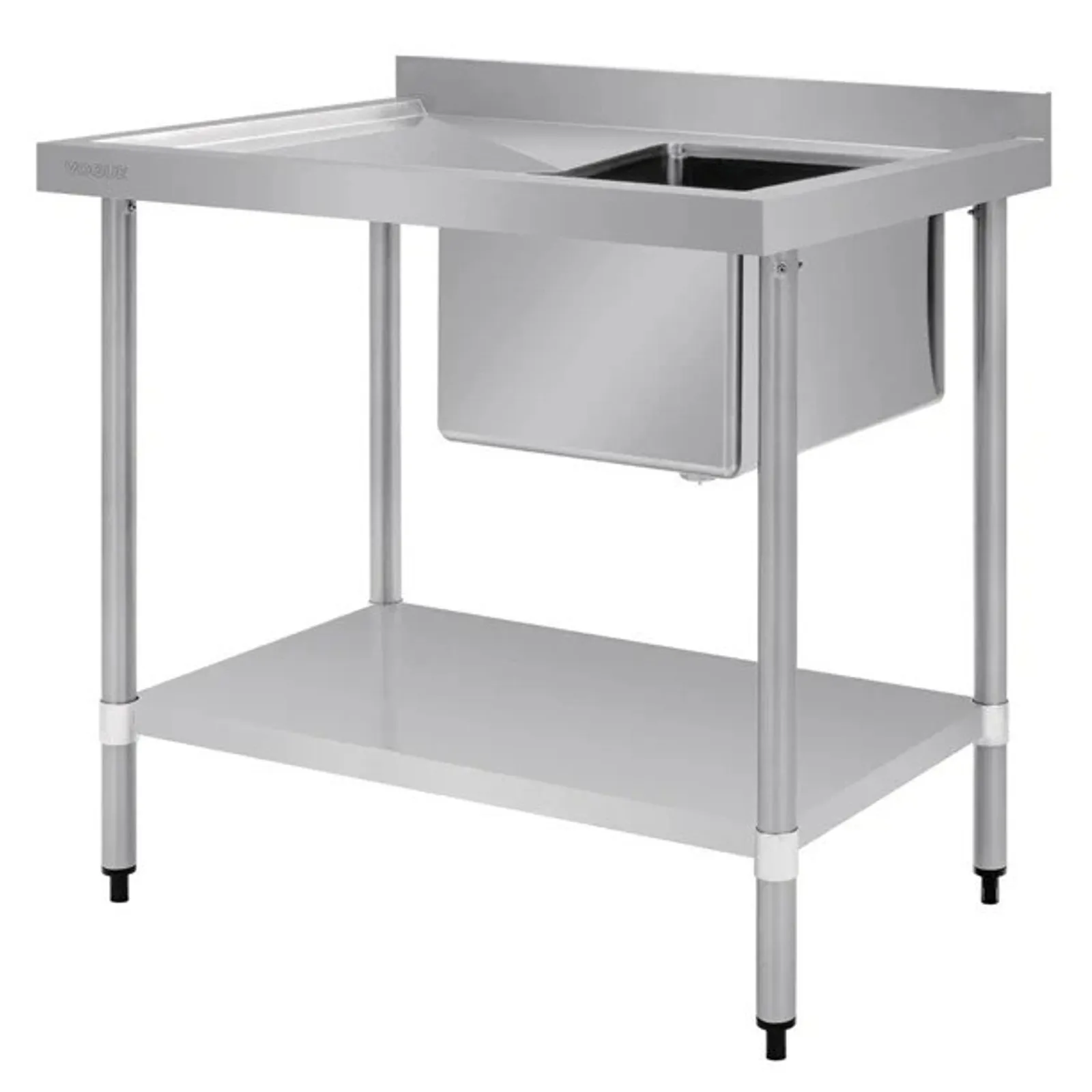 Vogue HC913 - Single Bowl Sink L/H Drainer - 1000mm x 700mm 90mm Drain