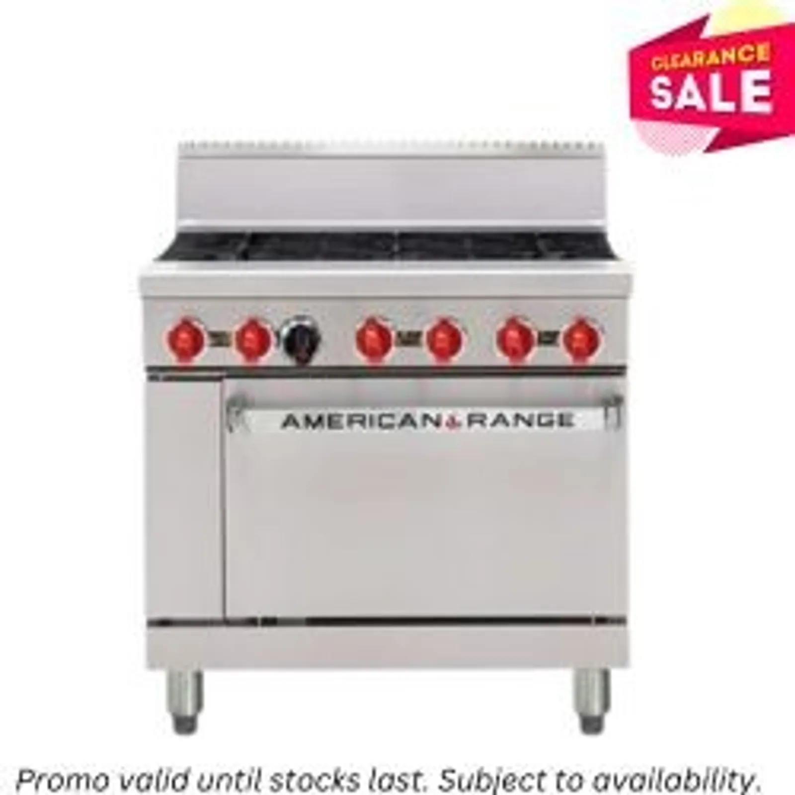 American Range AAR.5B.P - 36" 5 Burner Oven Range, ULPG - Clearance