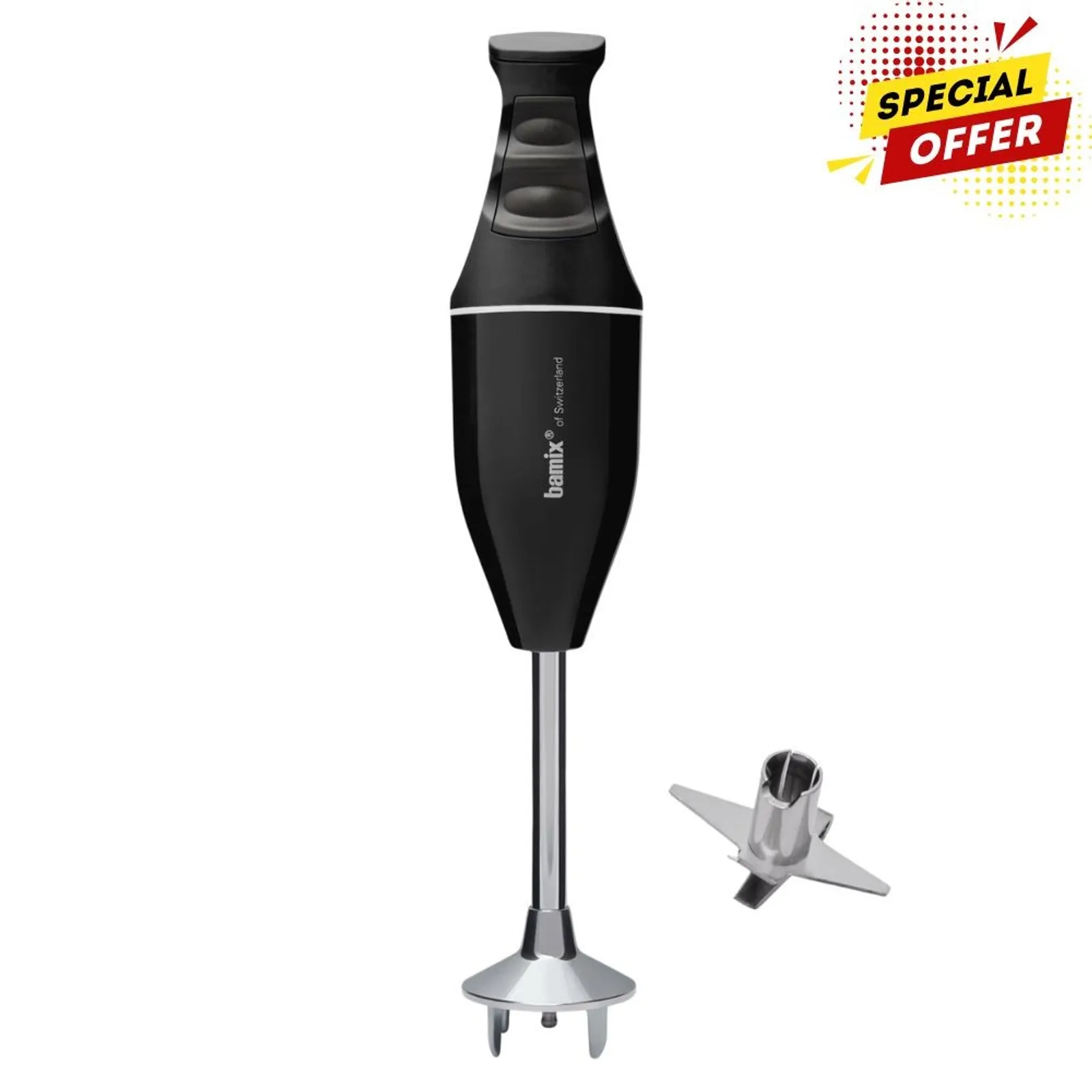 Bamix 76013 - Classic Immersion Blender 140W Black