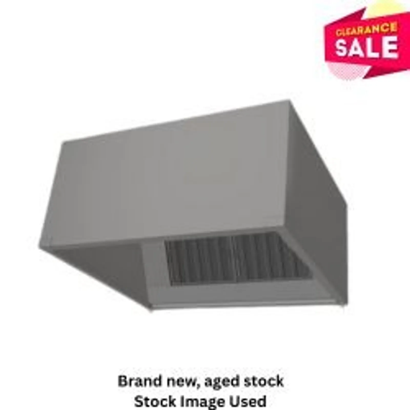 Xtracta 1400 - Commercial Kitchen Exhaust Canopy (1400W x 1230D x 680H) - Clearance