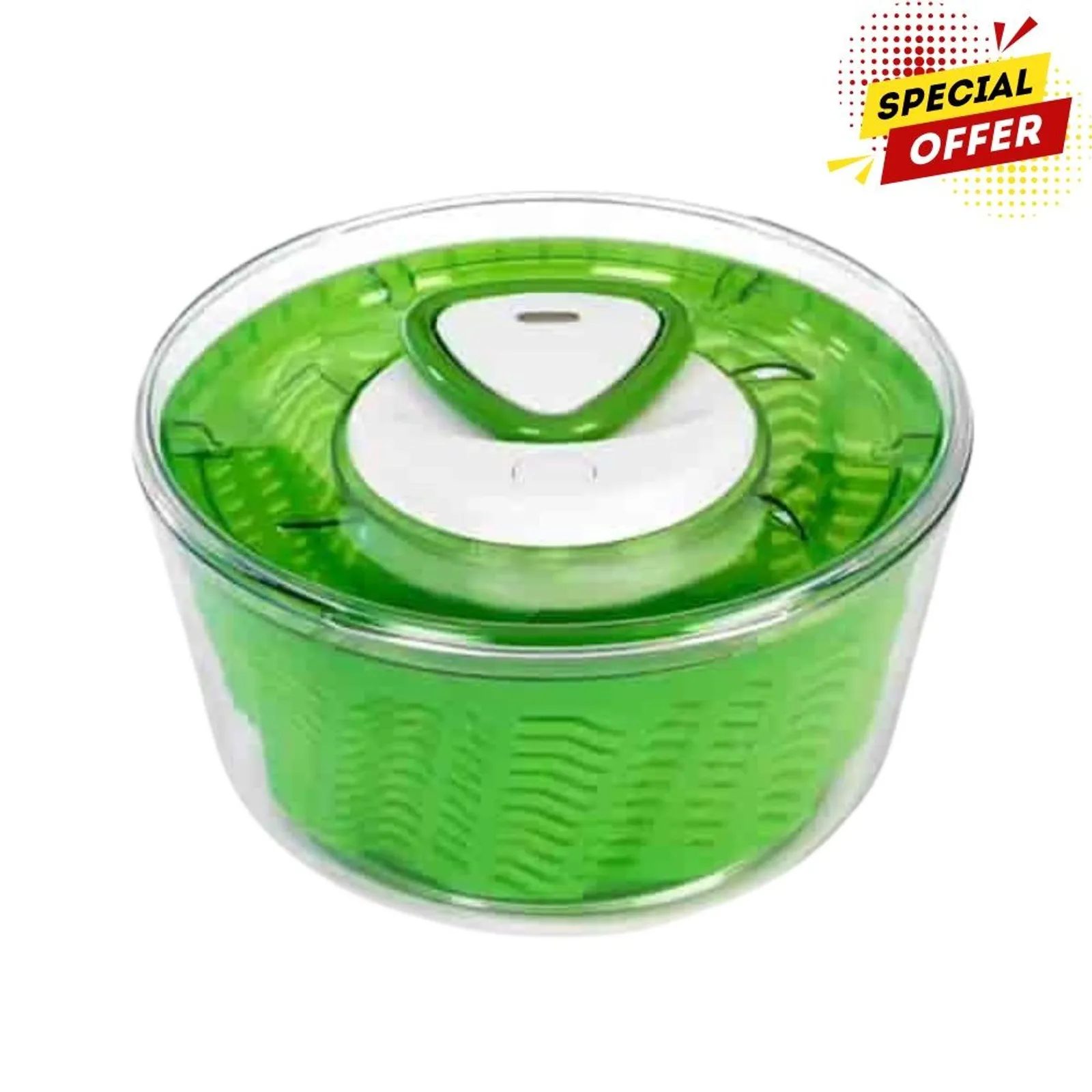 Zyliss 1228 - Easy Spin 2 Small Salad Spinner Green