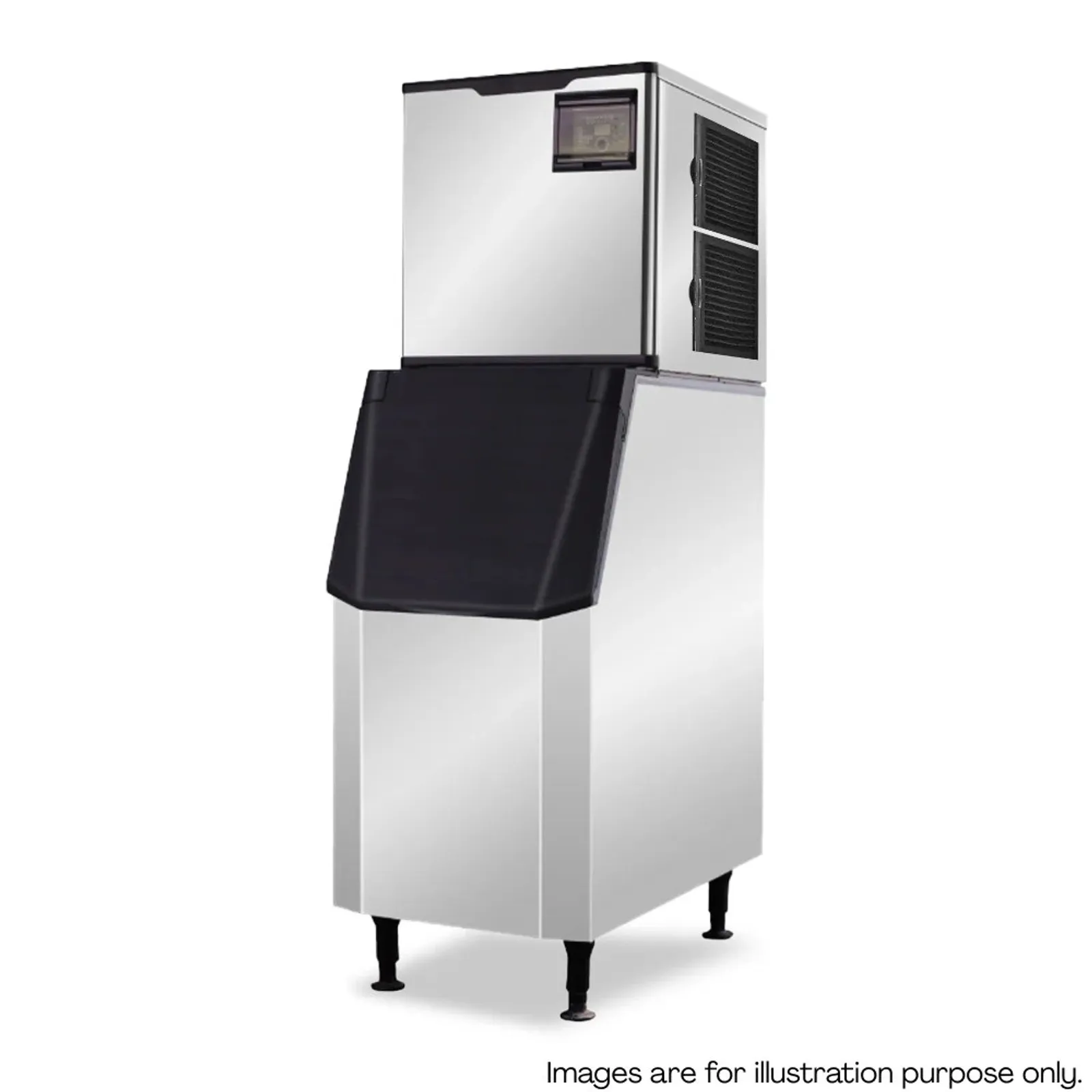 AG Equipment ICE159 - Free Standing Modular Ice Machine Cube Ice - 160Kg/24Hr