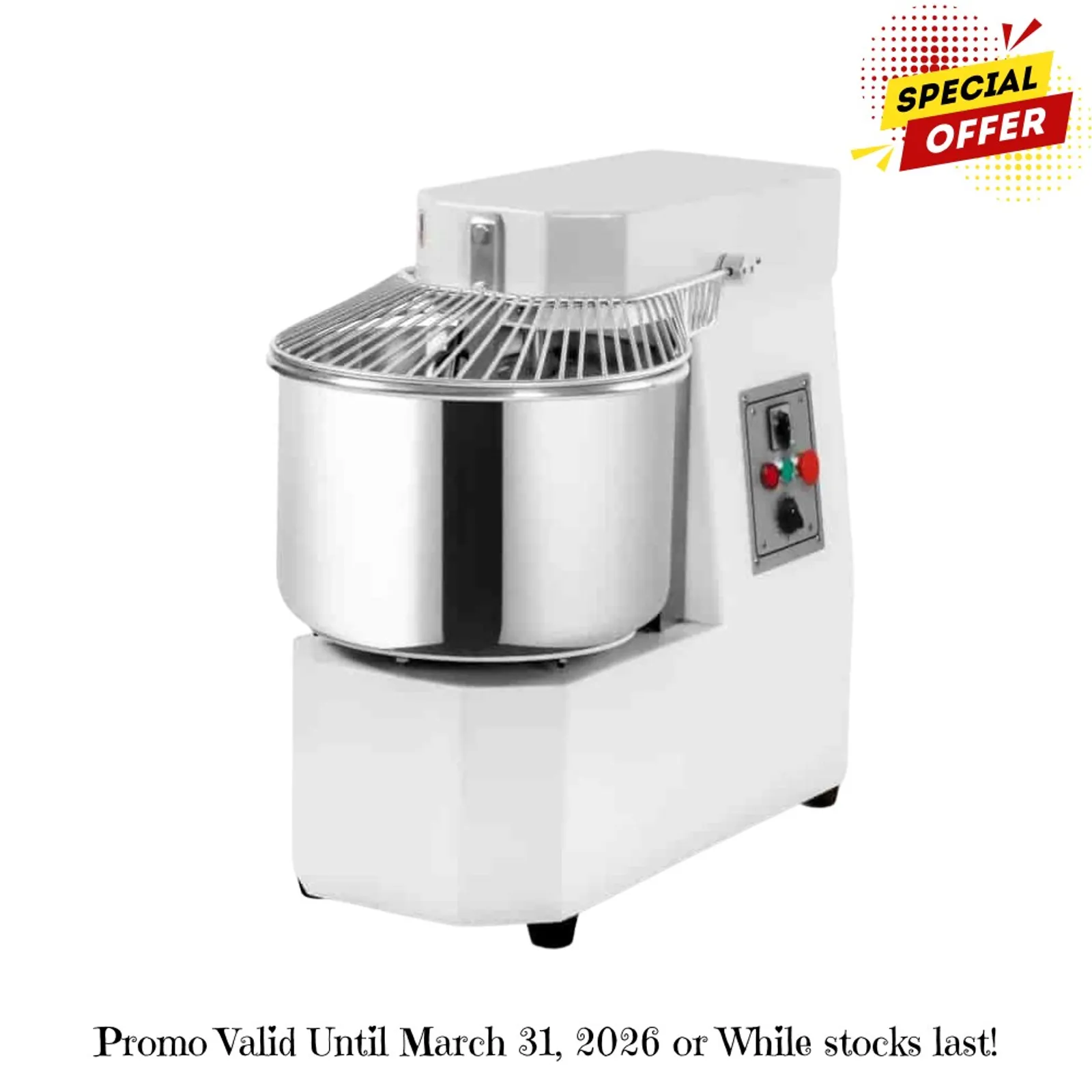 AG Equipment SPMF50 - 50 Litre Commercial Spiral Mixer