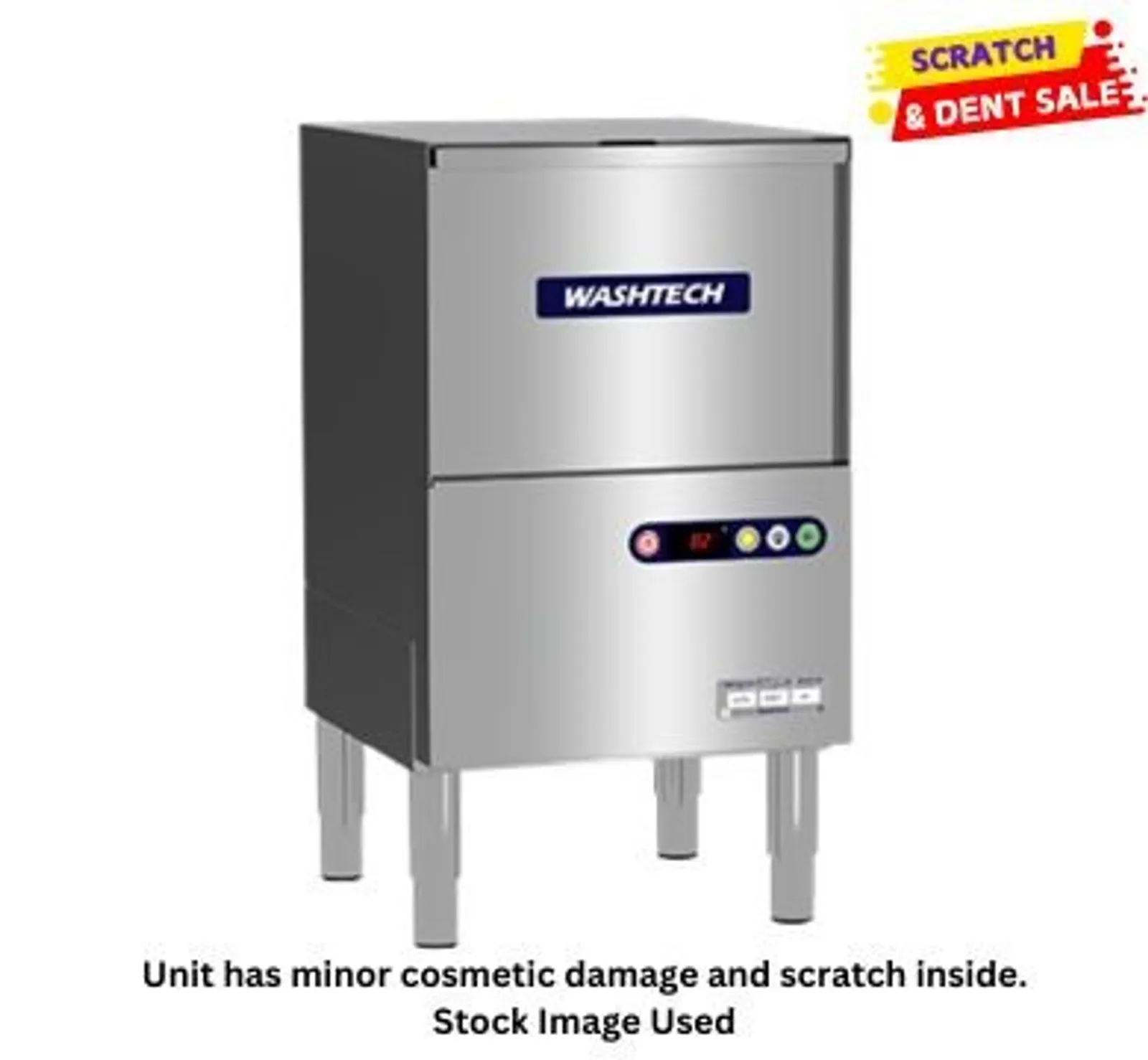 Washtech GE - Economy Compact Glasswasher - 365mm Rack - Clearance (2)