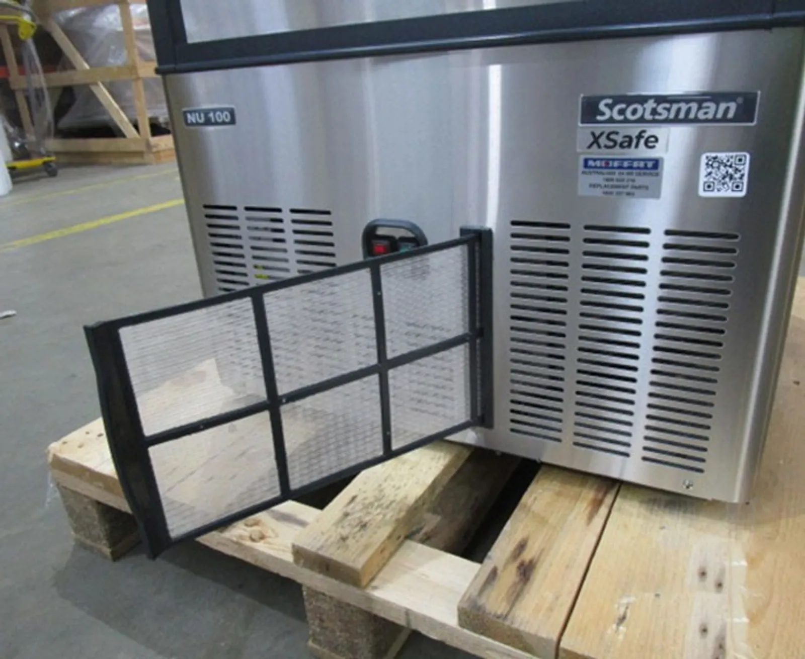 Scotsman NUH 100 AS OX - 45kg - XSafe Self Contained Dice Ice Maker - Clearance