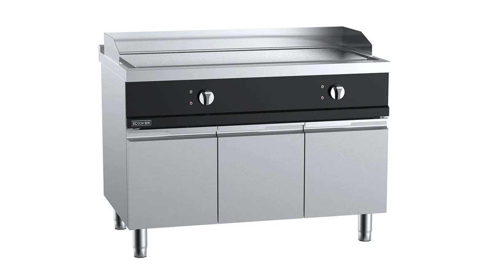 SCooker DLPP12N-C13D5 - Electric Smooth Griddle Plate 1200mm 13.5kw