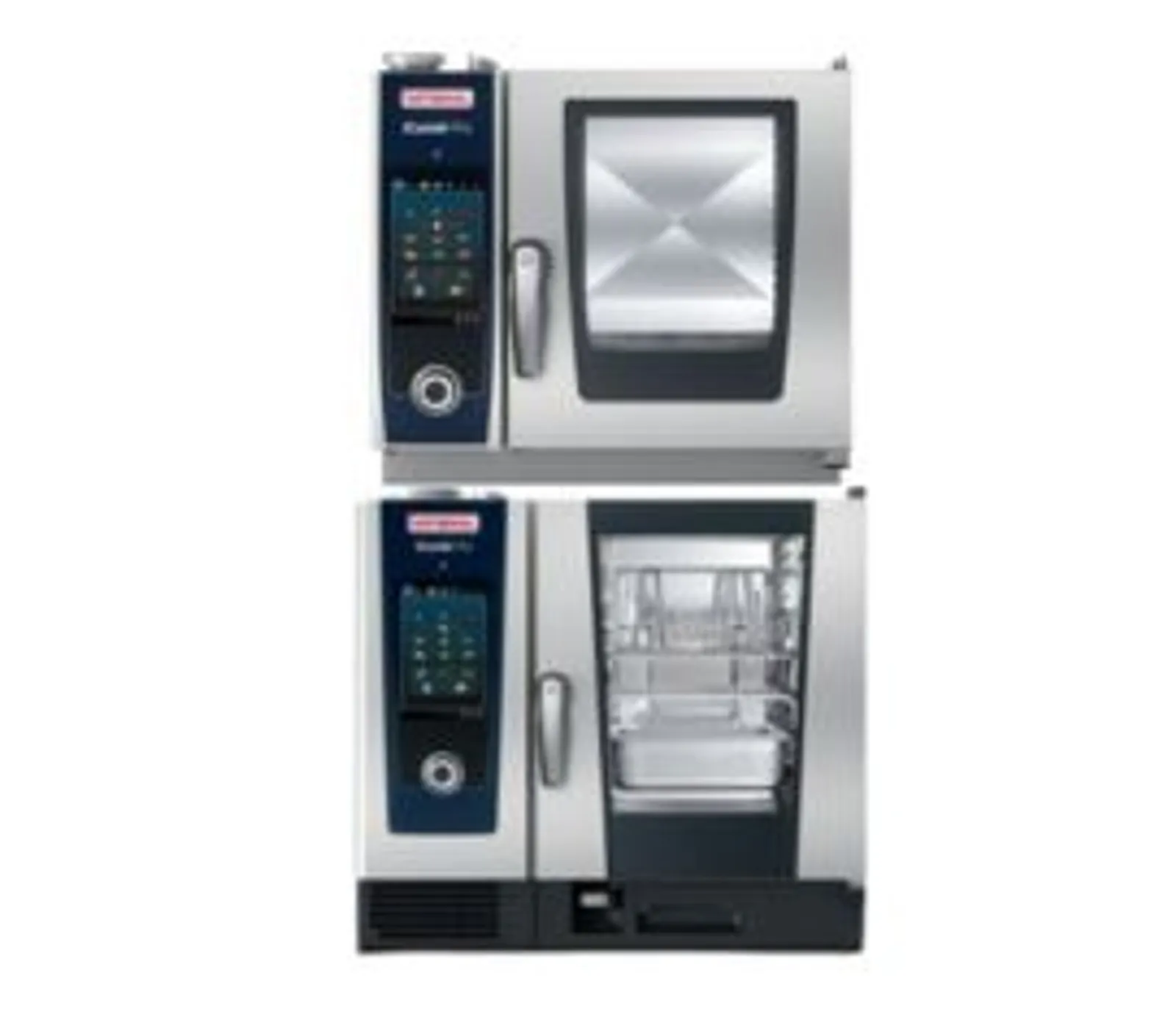 Rational Duo iCombi Pro XS 6-2/3 GN Electric Combi Oven on 6-1/1 GN Electric Combi Oven