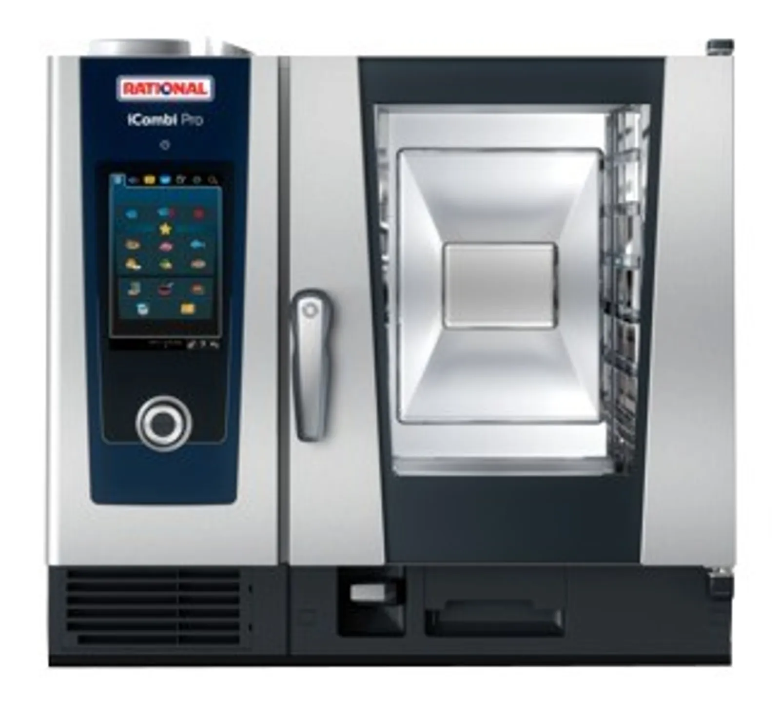 Rational Duo iCombi Pro 6-1/1 GN Gas Combi Oven on 10-1/1 GN Electric Combi Oven