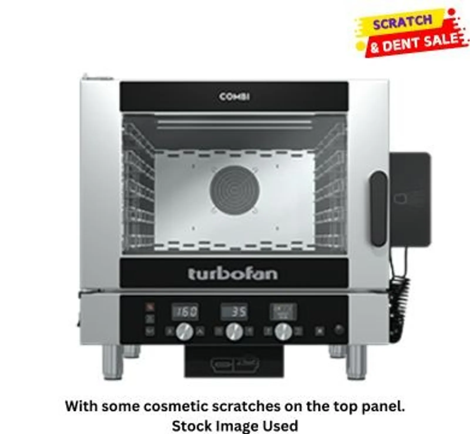 Turbofan EC40D5 - Full Size 5 Tray Digital / Electric Combi Oven - Clearance