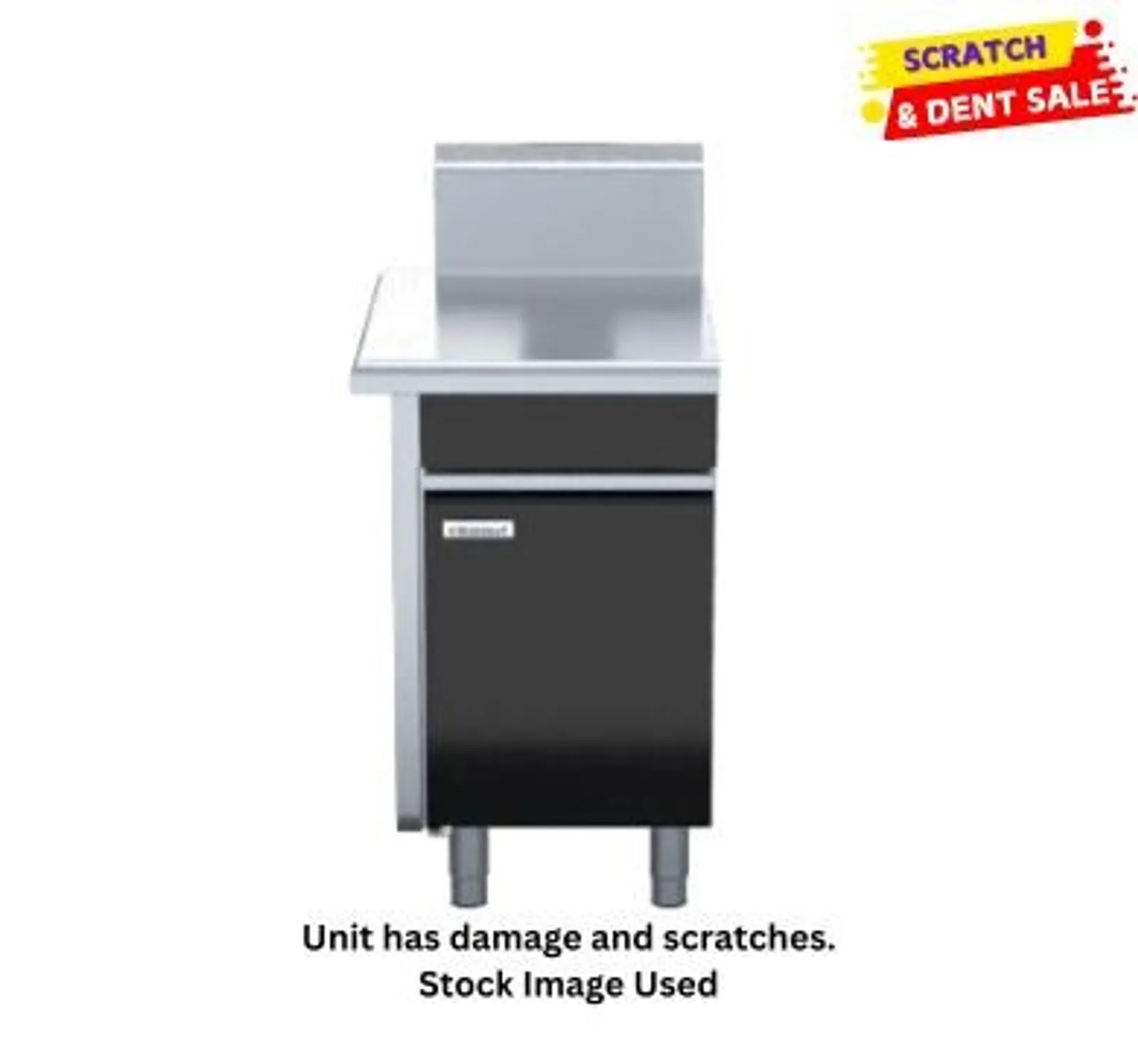 WALDORF BOLD BTLB8550-CD 550MM BENCH TOP LOW BACK VERSION - CABINET BASE WITH FIXED FRONT Panel - Clearance