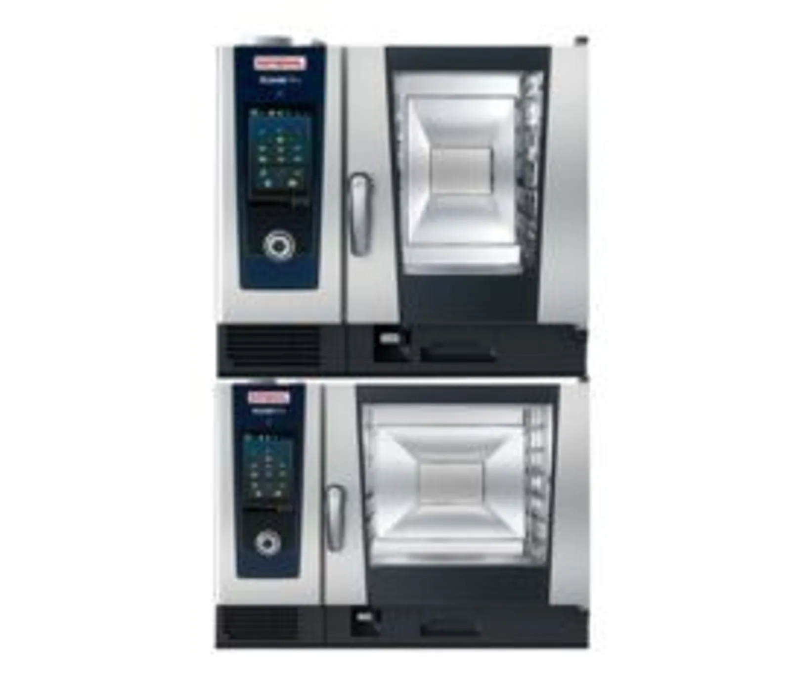 Rational Duo iCombi Pro 6-1/1 GN Gas Combi Oven on 6-2/1 GN Electric Combi Oven
