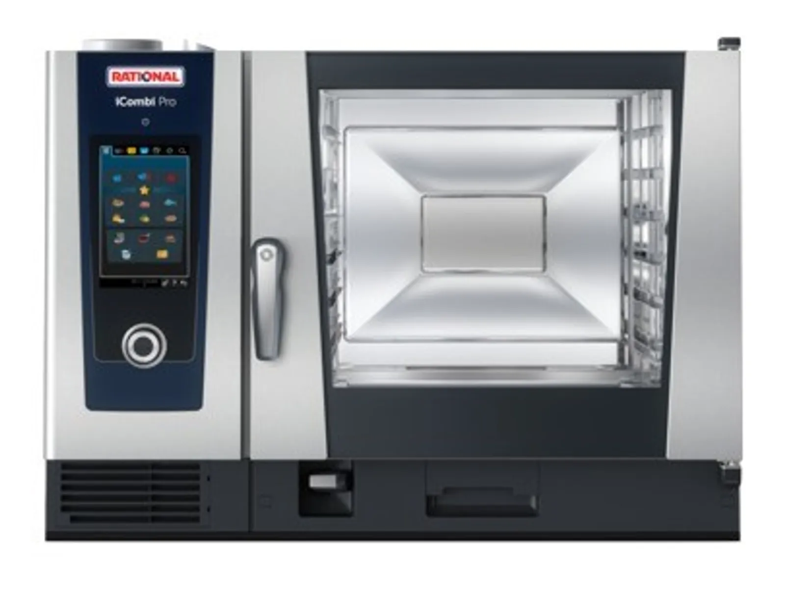 Rational Duo iCombi Pro 6-1/1 GN Gas Combi Oven on 6-2/1 GN Electric Combi Oven
