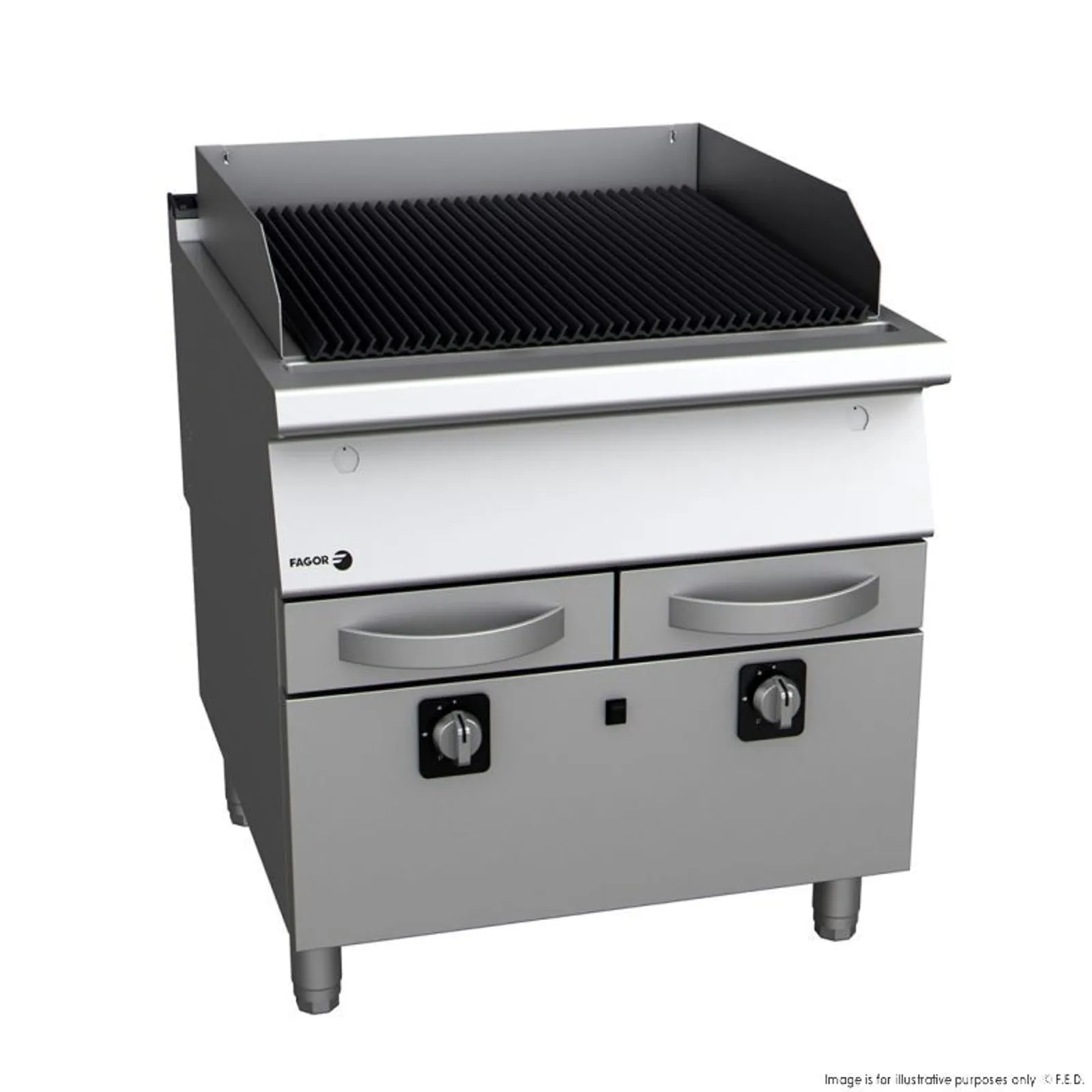 Fagor Professional B-G7101 - Kore 700 Series Bench Top Gas Chargrill - Clearance