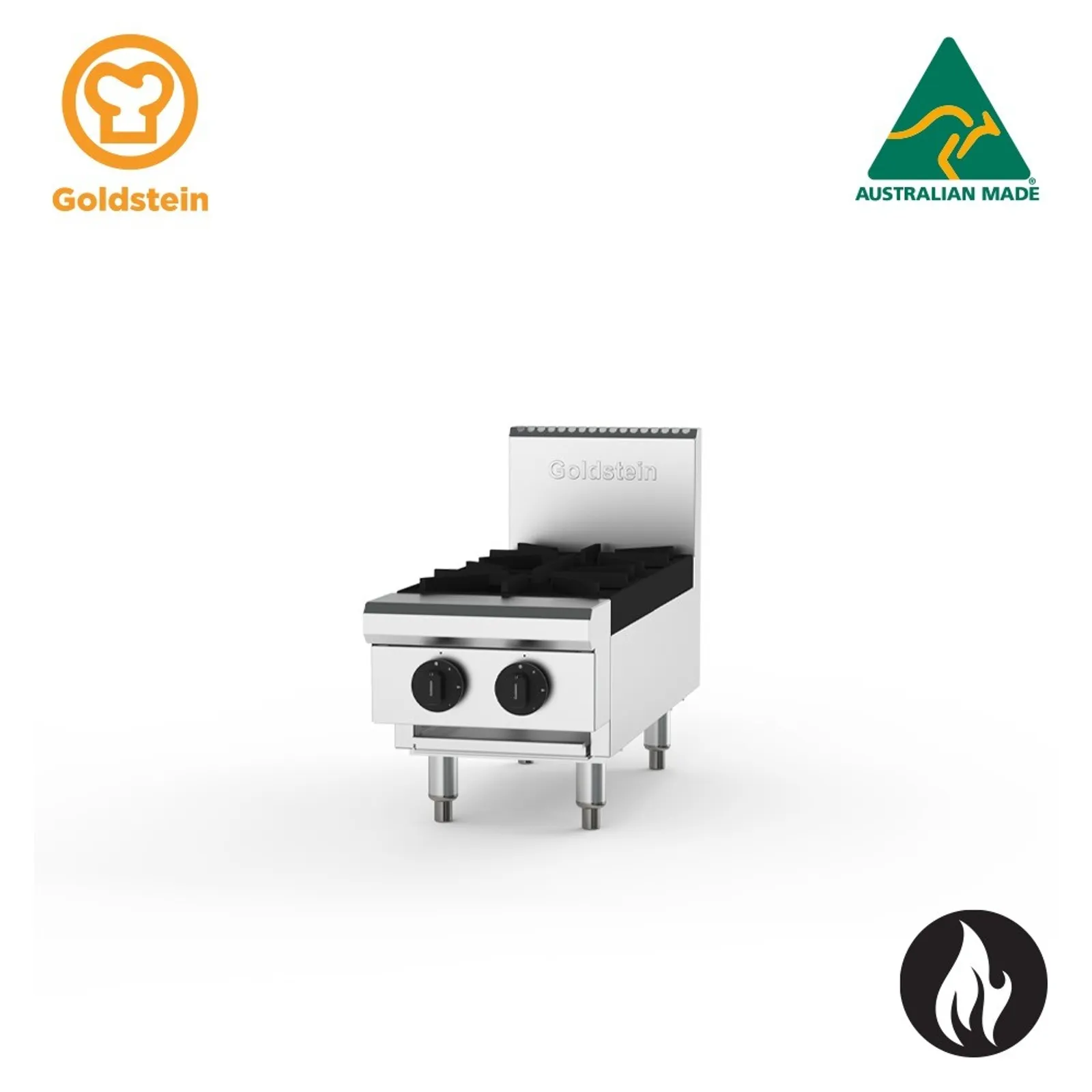 Goldstein PFB12-X - 2 Burners Gas Cooktop