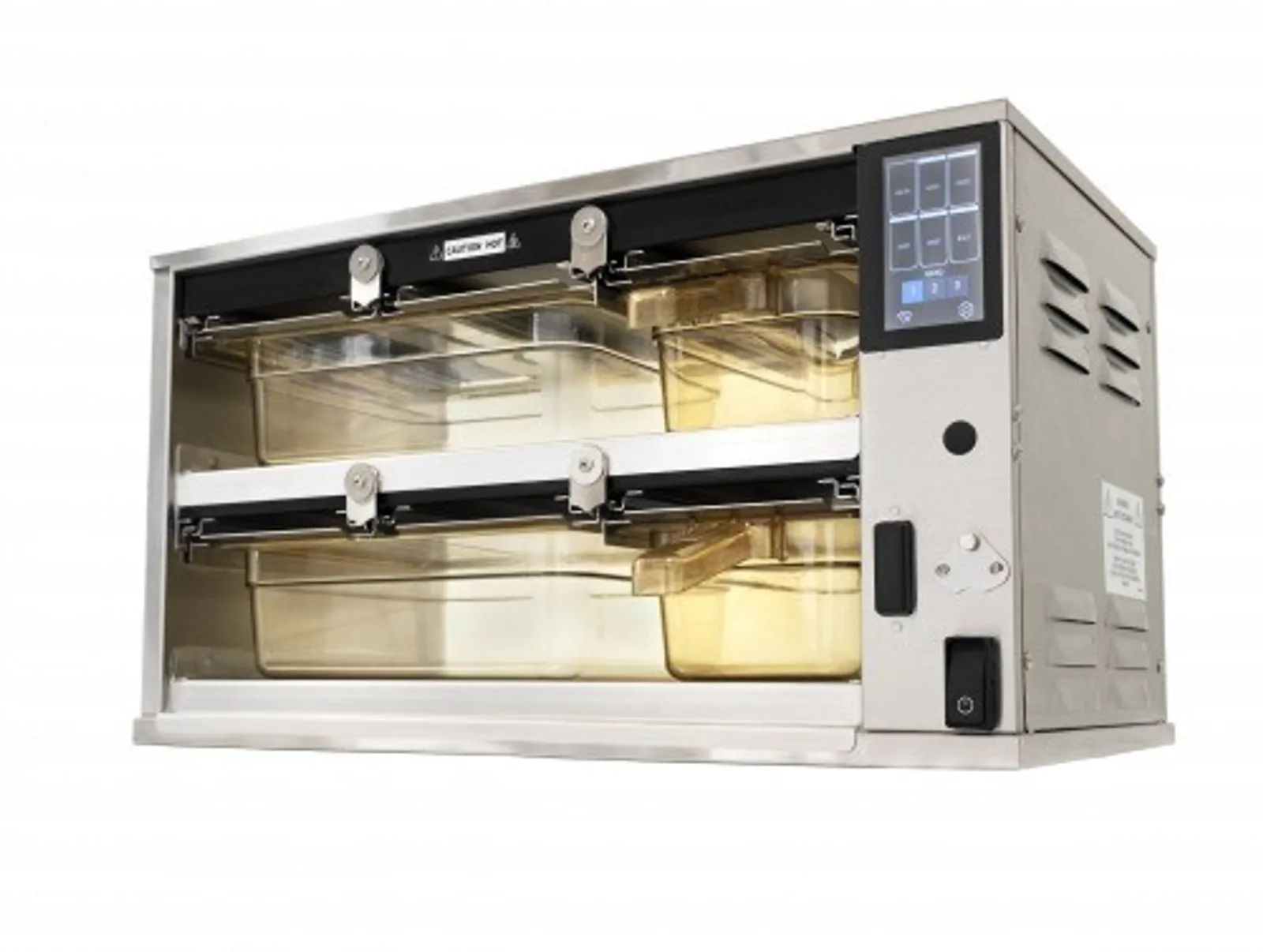 Duke RFHU-22-DL044GM Ready Flex Hot Holding Cabinet, 2 High 2 Wide, 100mm Deep