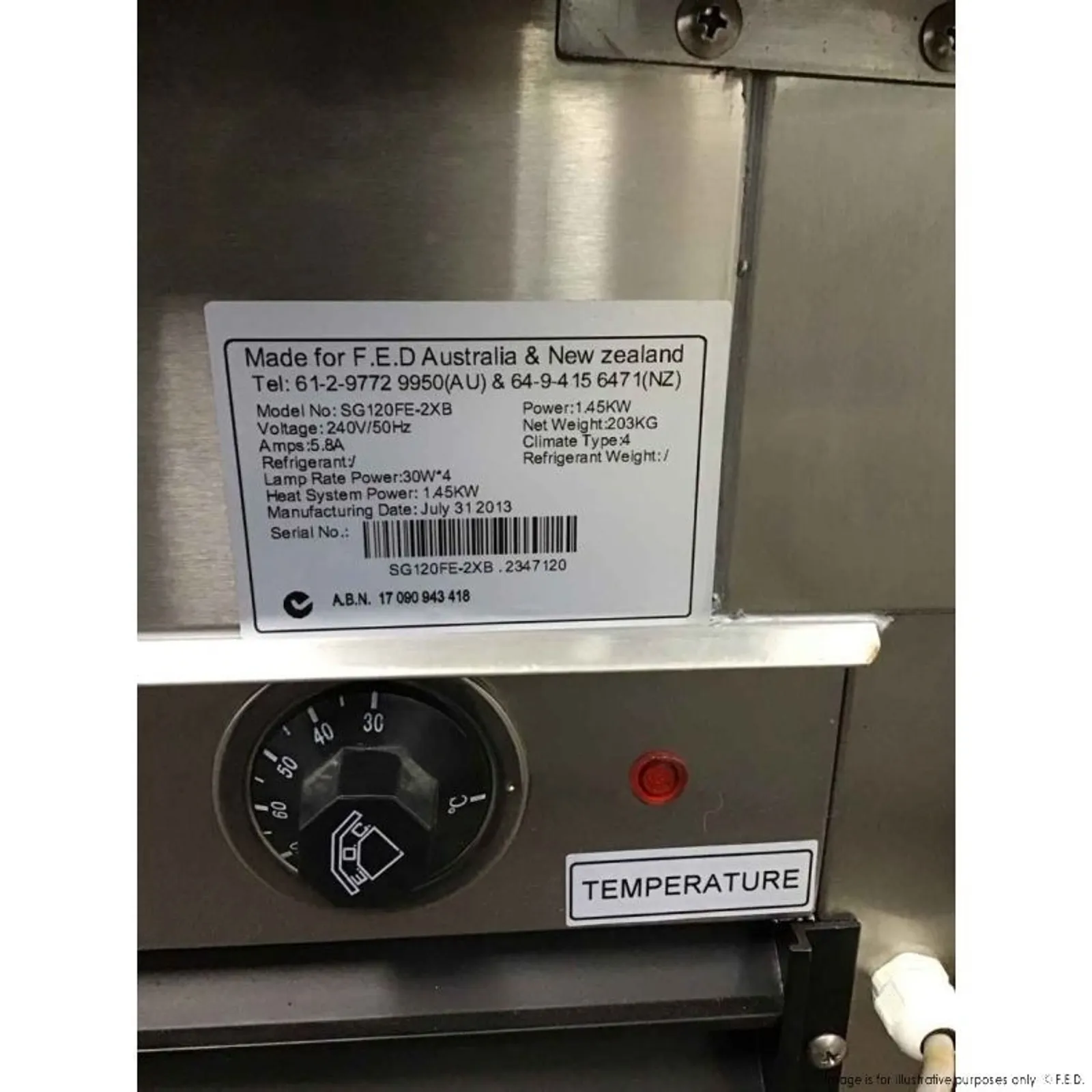 Bonvue SG120FE-2XB - Heated Food Display - 2NDs