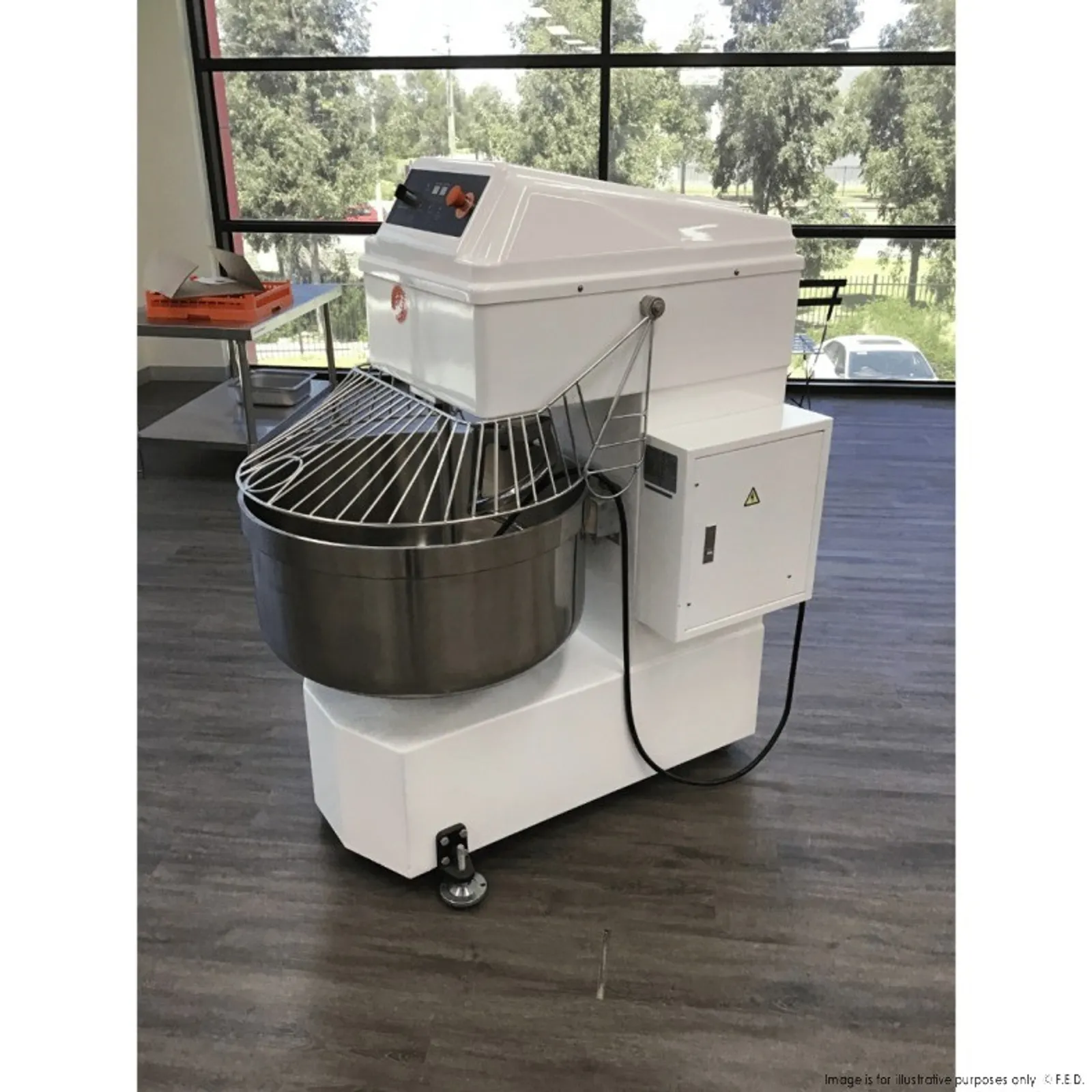 Baker Max FS130A - Spiral Mixer 3 Phases 130t Bowl 50kg Flour - 2NDs