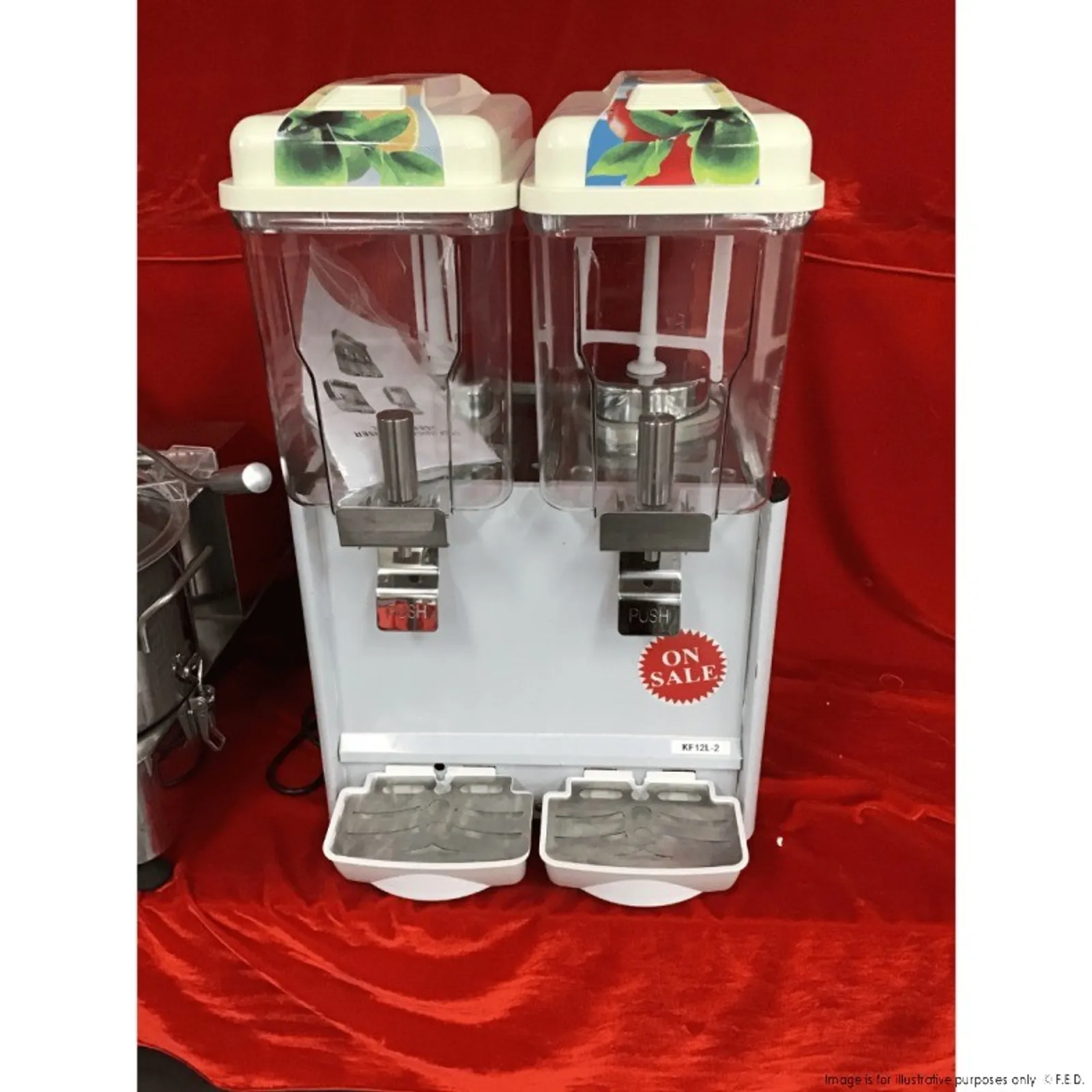 FED Benchstar KF12L-2 - Double Bowl Juice Dispenser - 2NDs