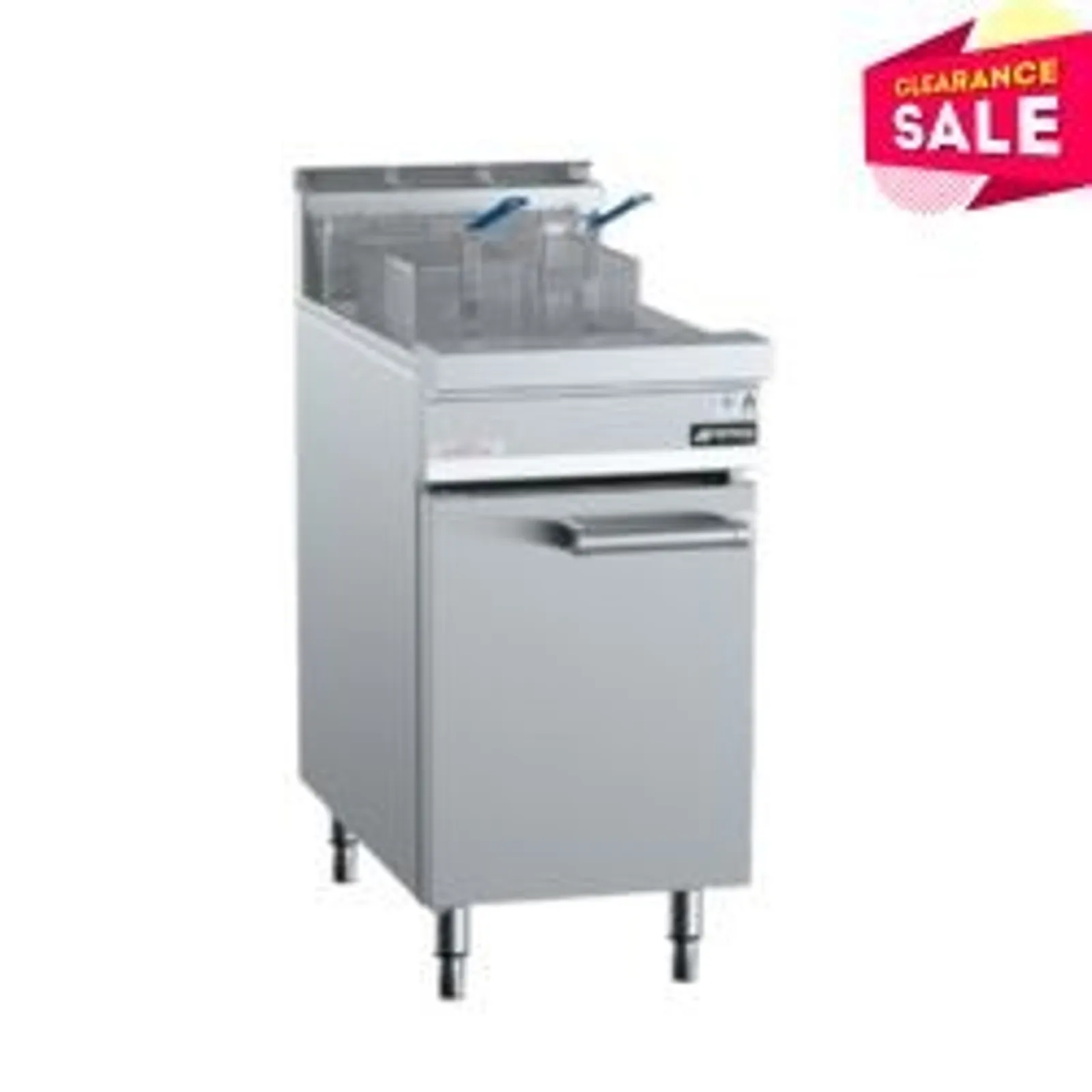 SMEG SPF45S - Professional Split Tank Fryer - 2 Basket