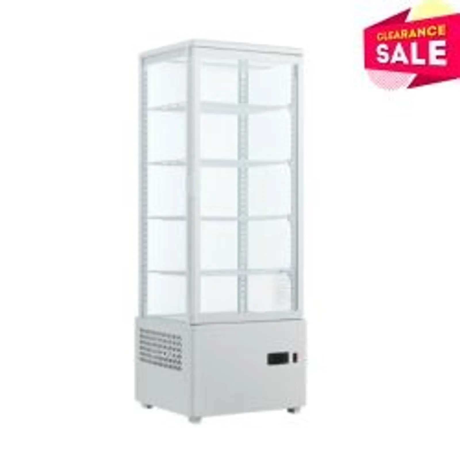 Thermaster TCBD108L - Four Sided Countertop Display Fridge 447x400x1194mm - Clearance (5)