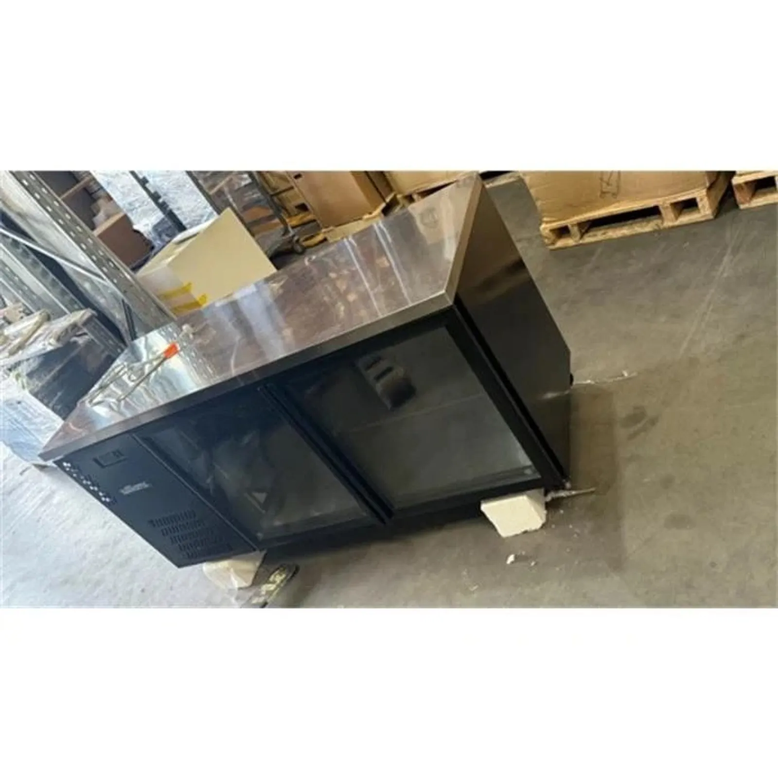 Williams HB2UGBHC Boronia - 2 Glass Door Back Bar Fridge, Black - Clearance