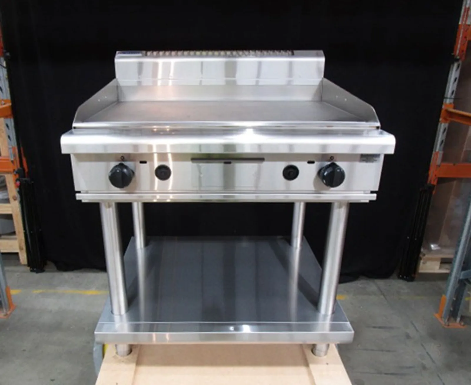 Waldorf 800 Series GP8900G-B - 900mm Gas Griddle Leg Stand - Clearance