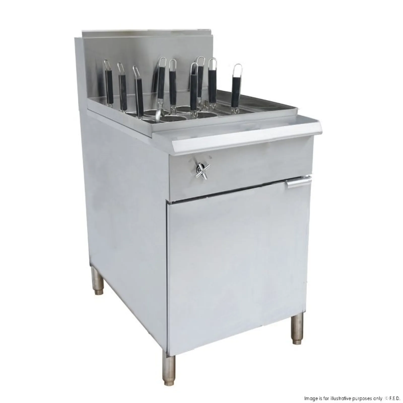 Gasmax PC150-9 - V Pan Natural Gas 9 Baskets Pasta and Noodle Cooker - Clearance (2)