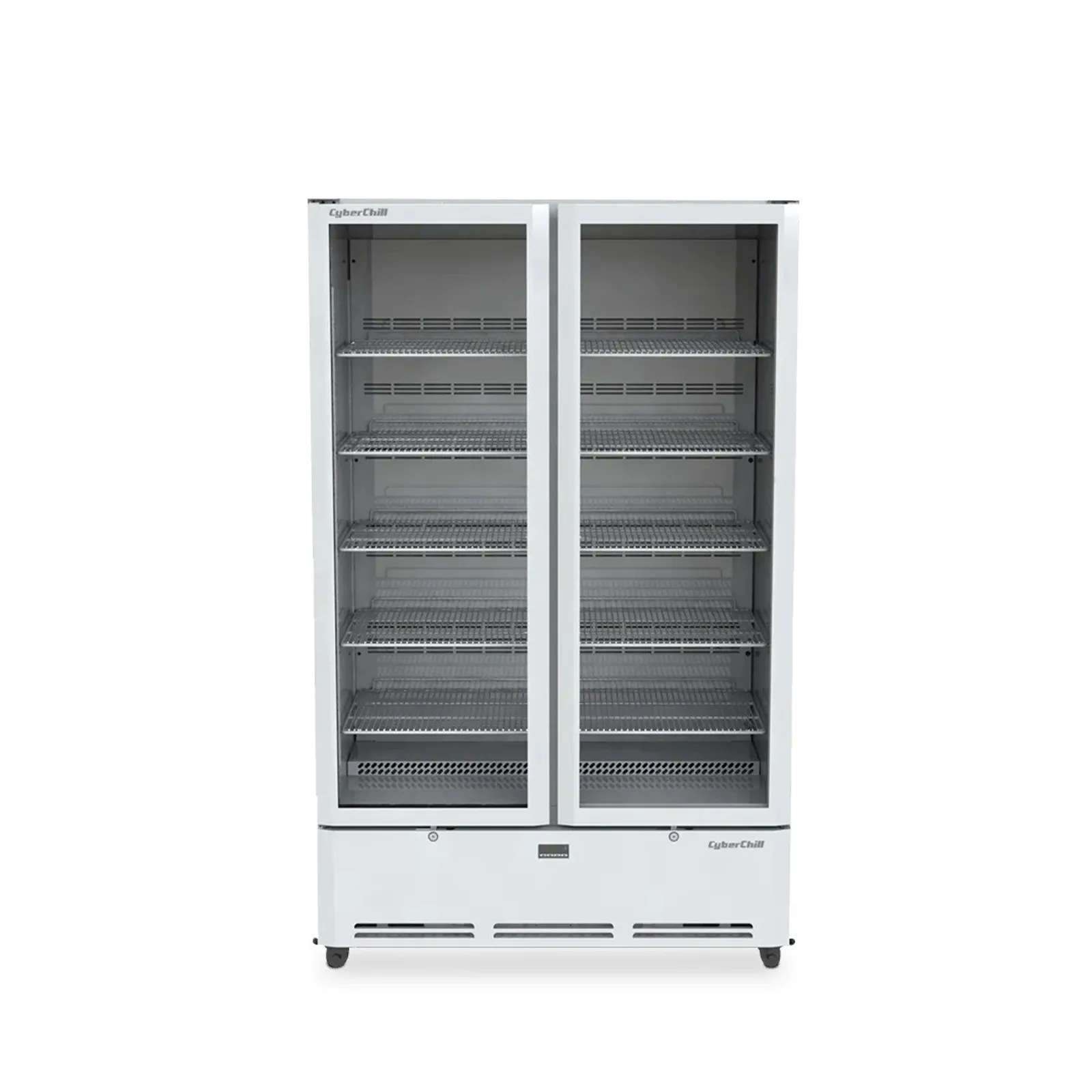 CyberChill CCB1000 - 1 Door Upright Bottom Mount Merchandiser Chiller 1000L