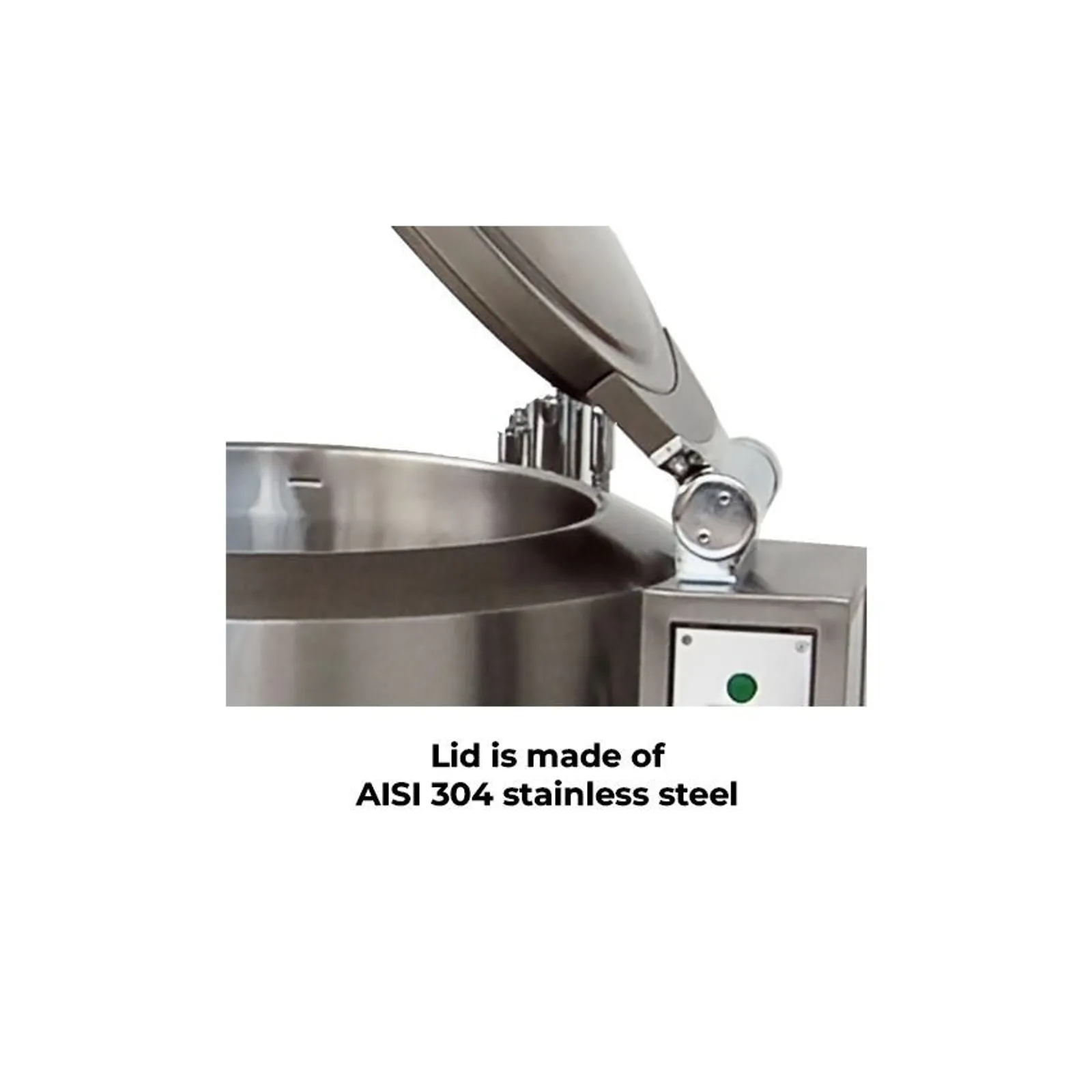 Baratta PEIME-150 Indirect Electric 155 litre Jacketed Boiling Pan with Auto Mixing | Auto Tank Tilt