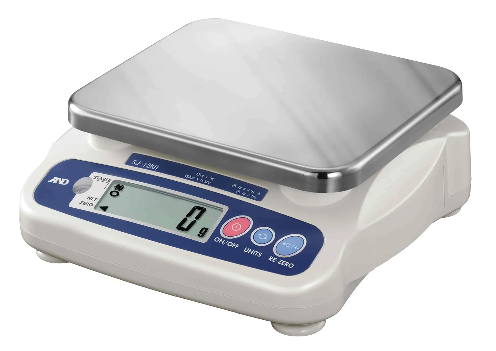 A&D Compact Bench Scales, 30kg x 20g