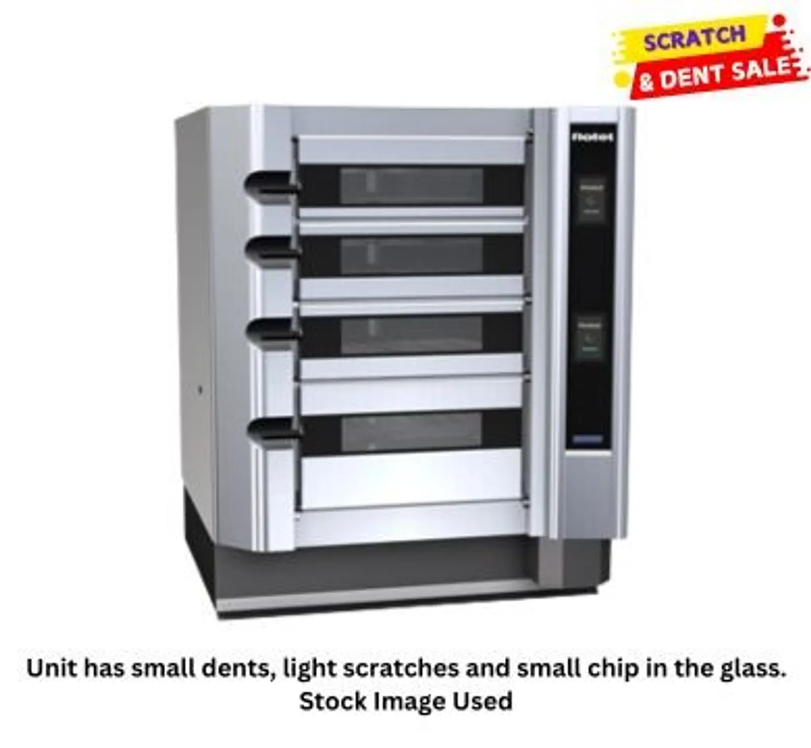 Rotel AUR3M4D1S - VTL Advantage 4 Deck, 1 Split Bakery Oven - Clearance (2)