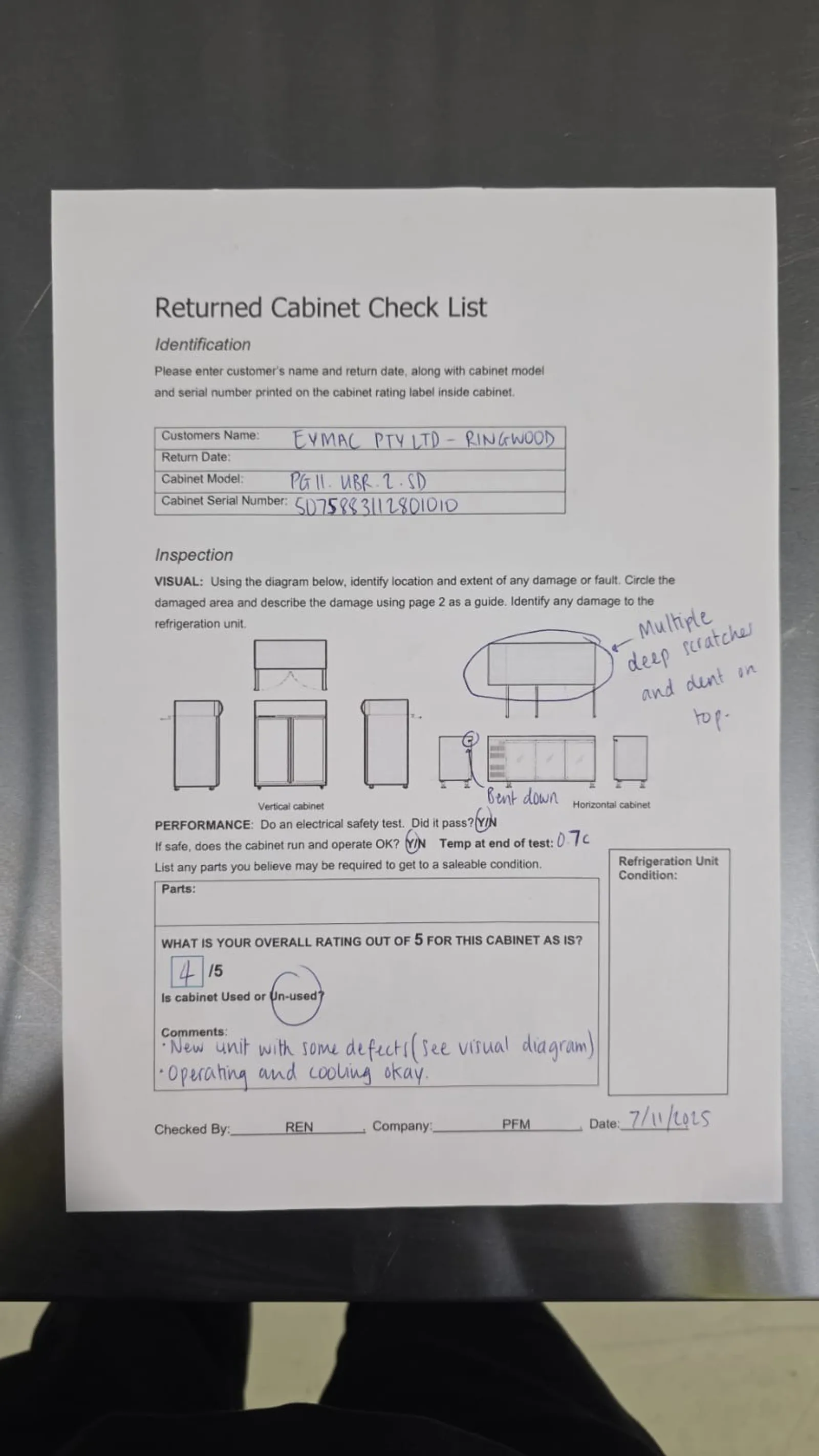 SKOPE ProSpec PG11.UBR.2.SD - 2 Solid Door Underbench GN 1/1 Fridge - Clearance
