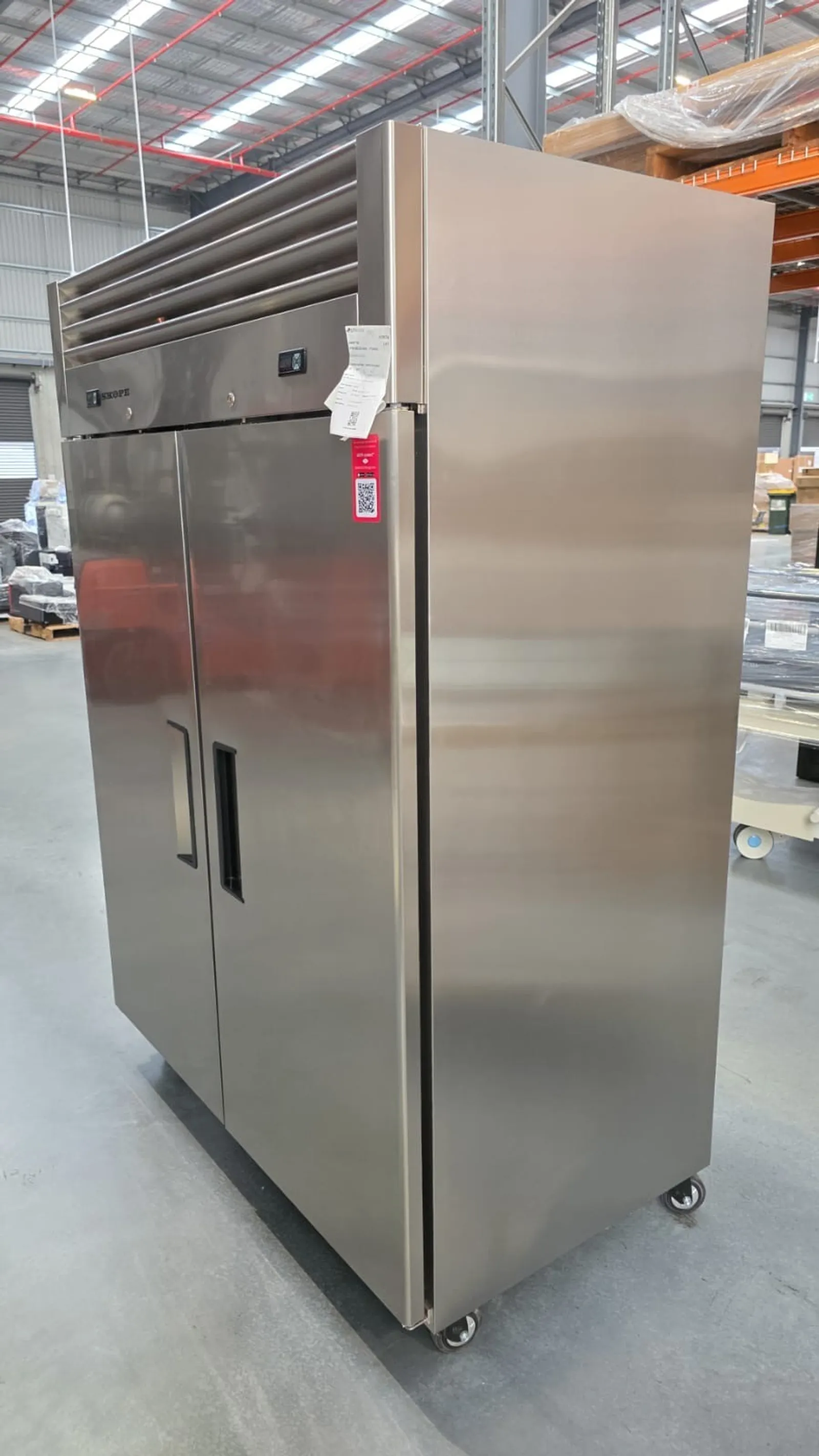 SKOPE ReFlex RF8.UPC.2.SD - 2 Solid Door Upright GN 2/1 Compatible Fridge & Freezer - Clearance