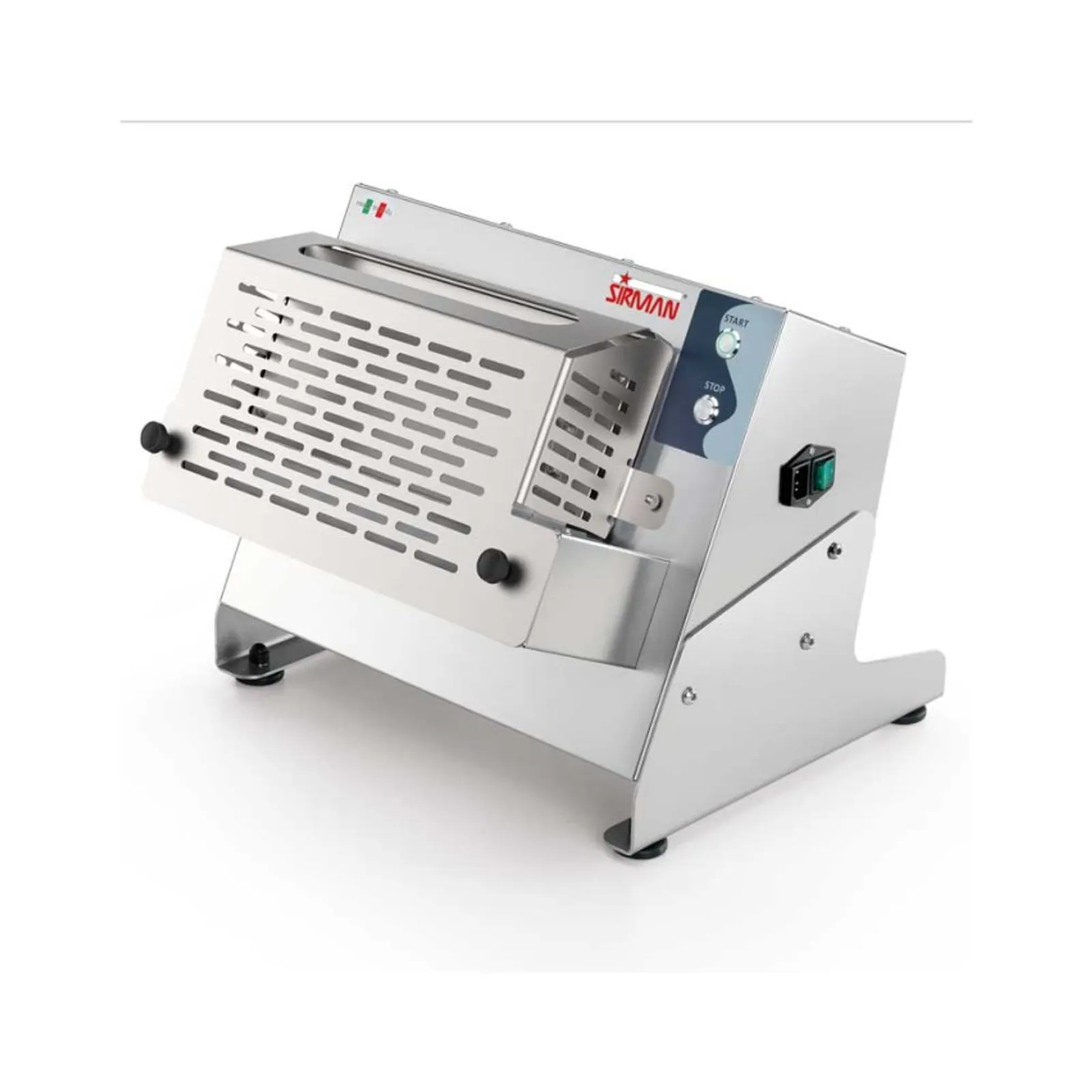 Sirman 40074212 - P-Roll 420/1 Plus 420mm Dough Roller with Foot Pedal | Single Pass