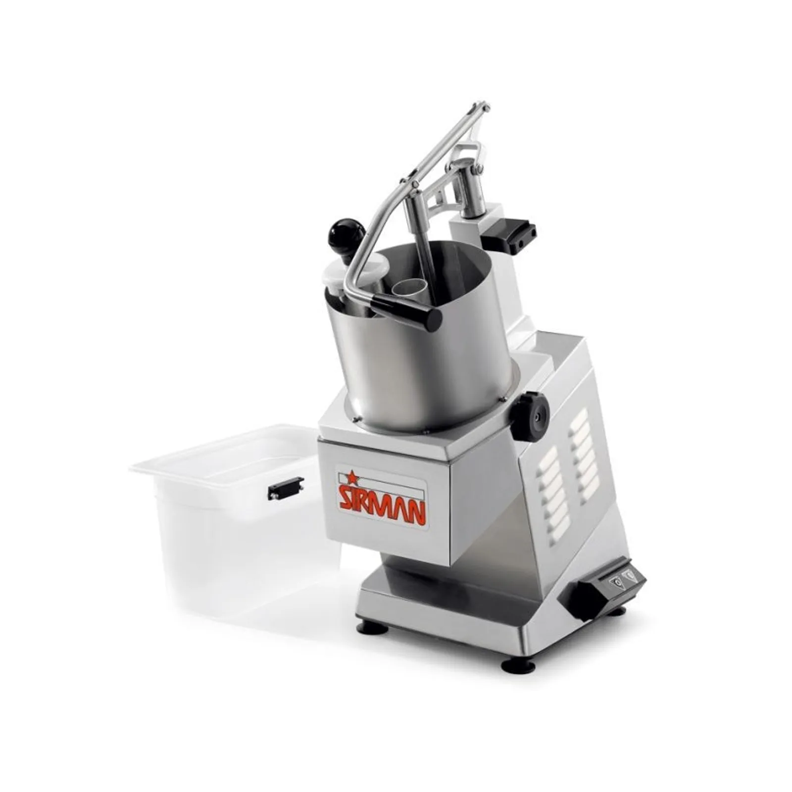 Sirman 40755002P-1 - TM TG Vegetable Food Processor with Full-Hopper Feed System