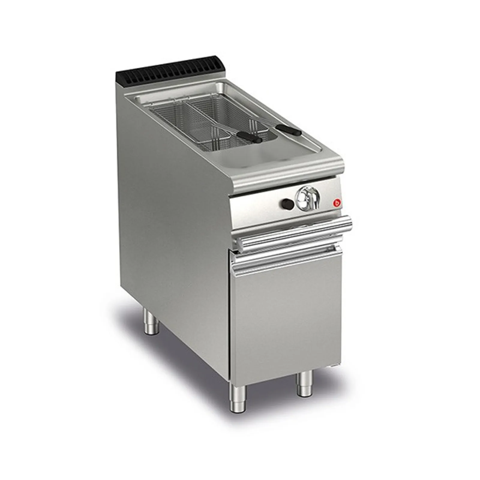 Baron Q70FRI/G415 - 15L Single Basin Gas Deep Fryer With Piezo Ignition