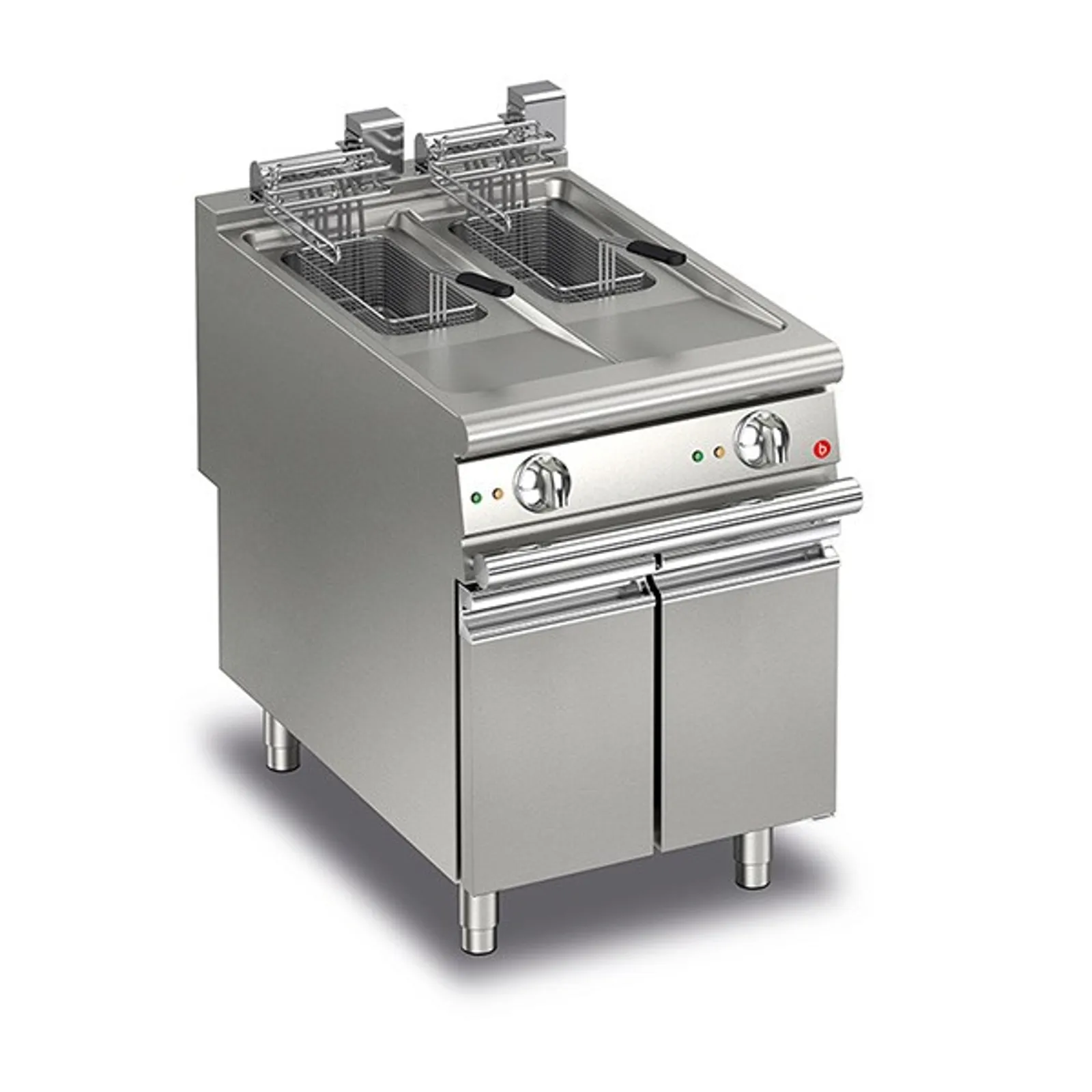 Baron Q90FRI/E610 - 10+10L Split Pot Electric Deep Fryer