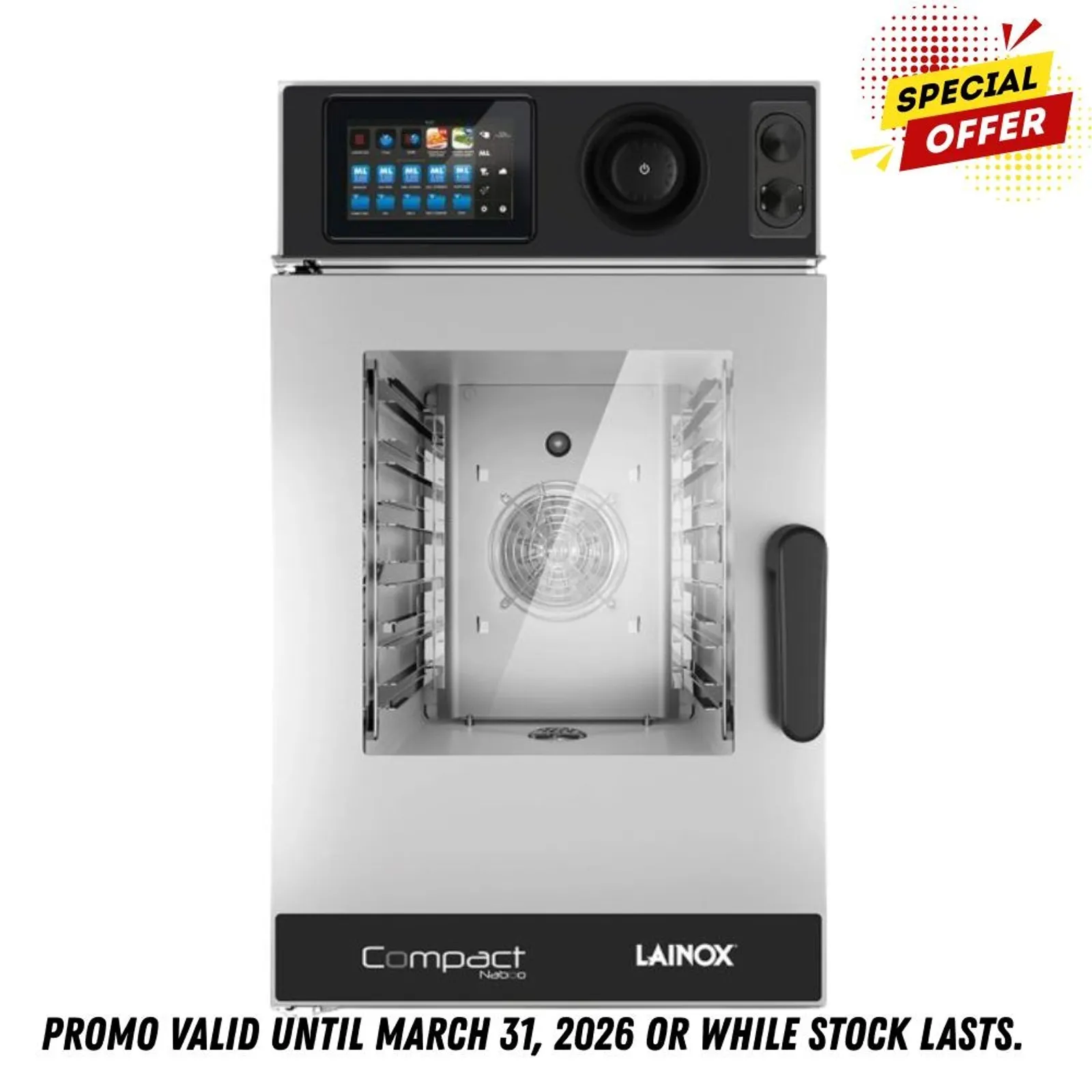 Lainox COEN061R - 6 x 1/1GN Compact Electric Direct Steam Combi Oven with Touch Screen Controls