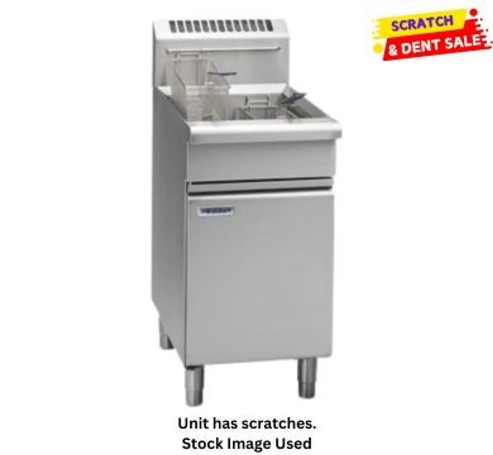Waldorf 800 Series FN8120G - 450mm Single Pan Gas Fryer - Clearance (2)
