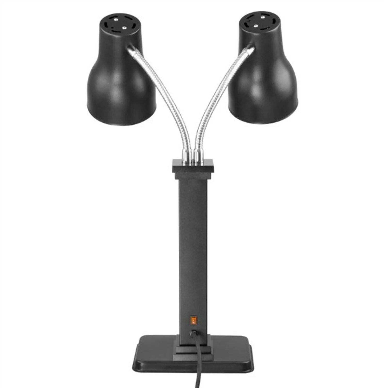 Apuro JA868-A - Double Heat Lamp Carving Station Matt Black 2x250W