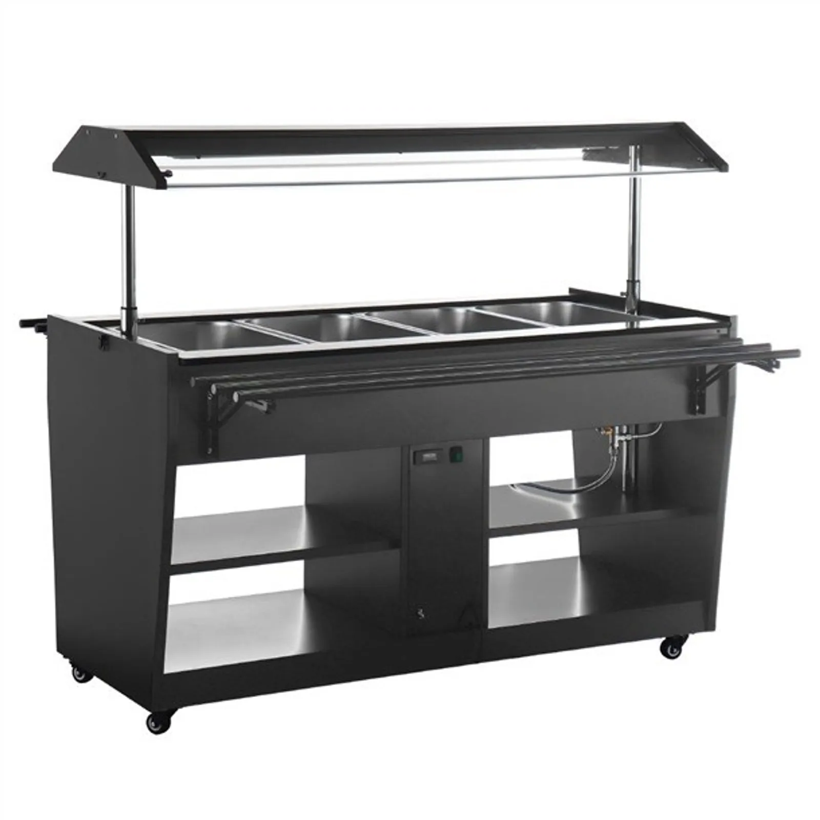 Apuro  JA179-A Heated Buffet Bar Black