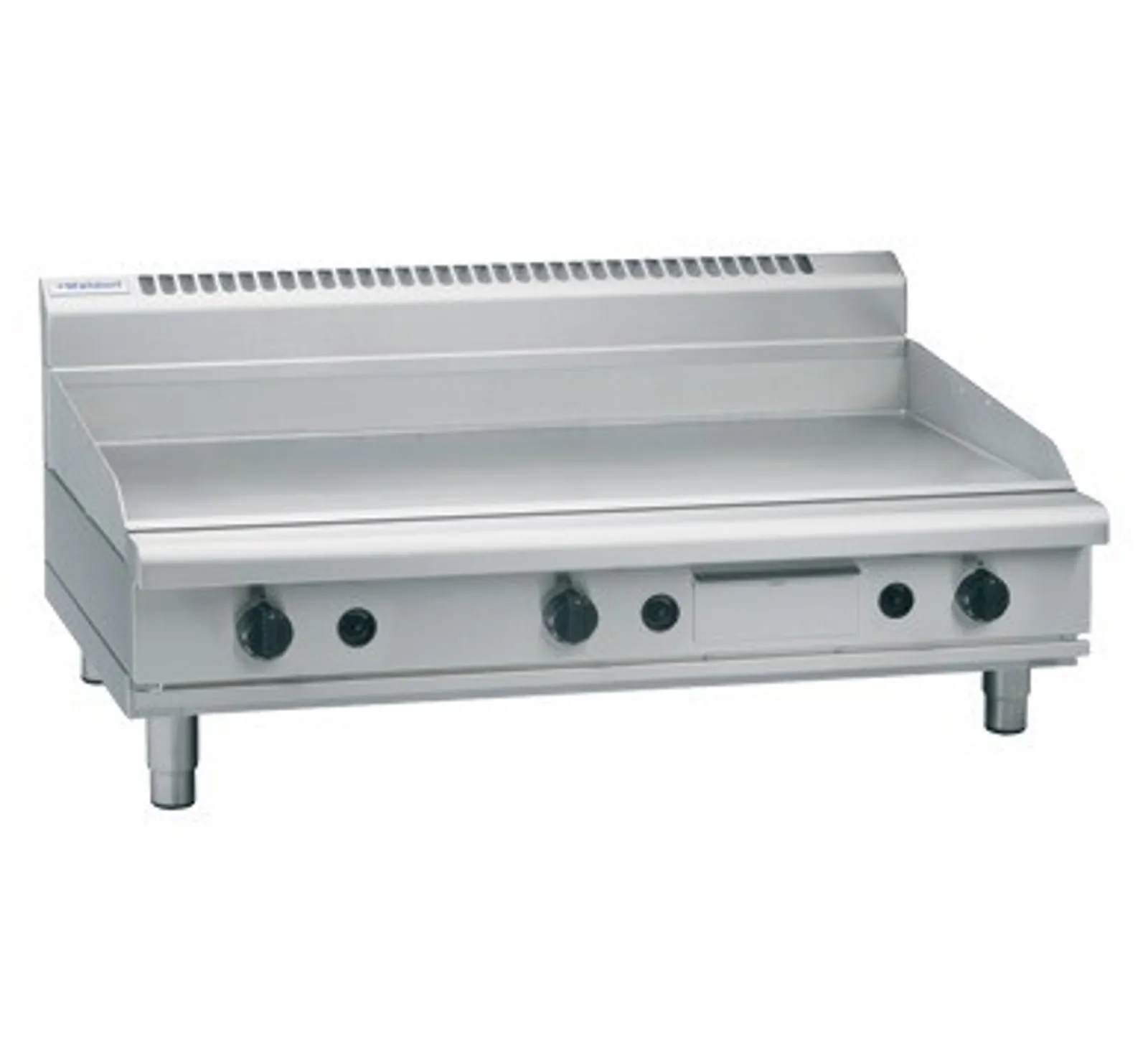 Waldorf 800 Series GPL8120G-B - 1200mm Gas Griddle Low Back Version Bench Model
