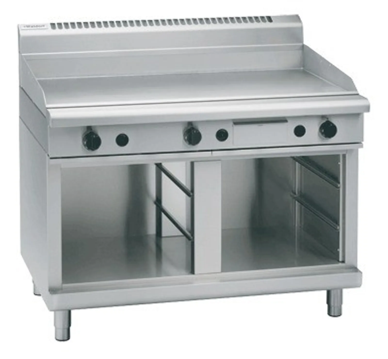 Waldorf 800 Series GPL8120G-CB - 1200mm Gas Griddle Low Back Version Cabinet Base