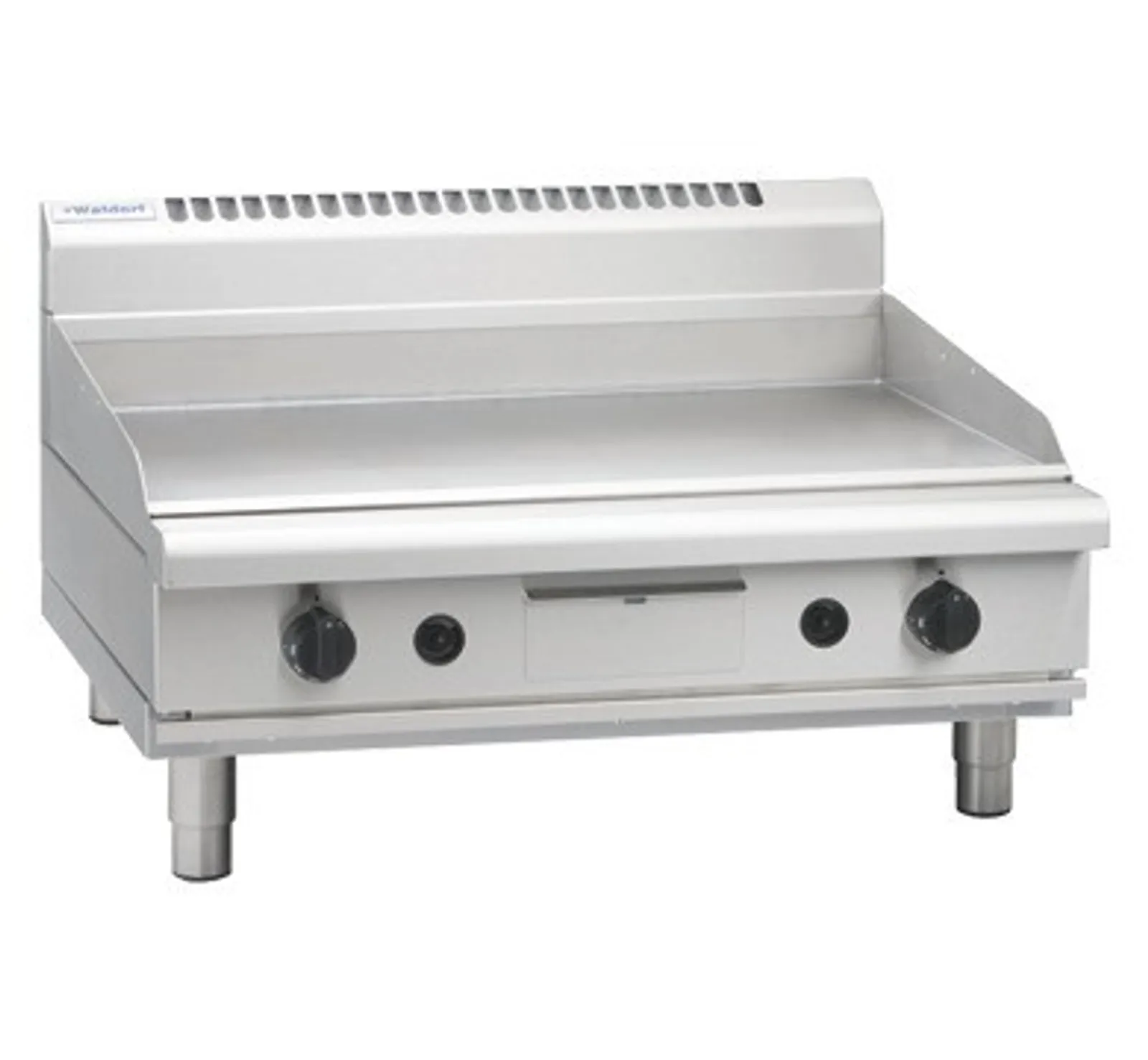 Waldorf 800 Series GPL8900G-B - 900mm Gas Griddle Low Back Version Bench Model