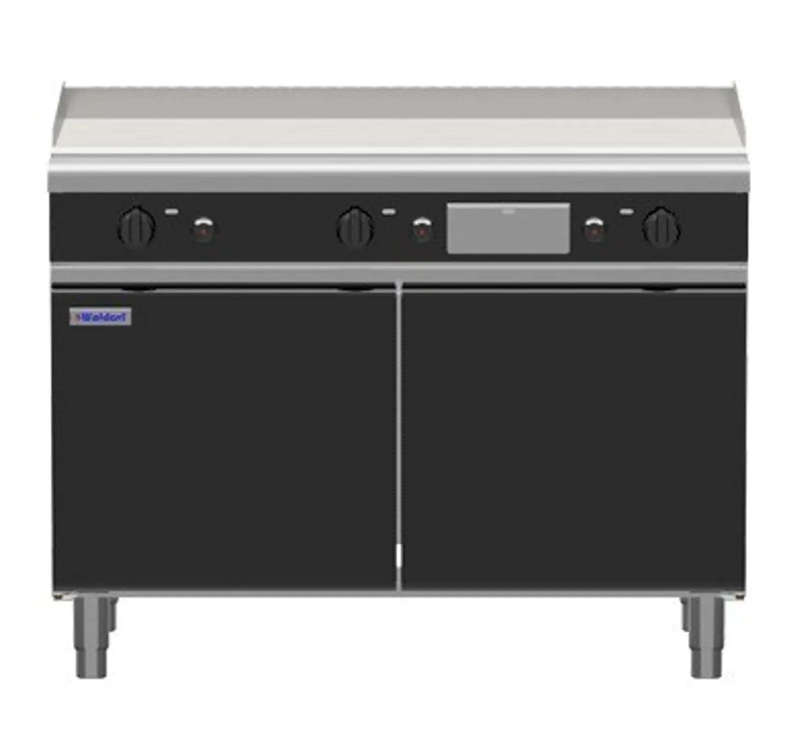 Waldorf Bold GPLB8120G-CD - 1200mm Gas Griddle Low Back Version - Cabinet Base
