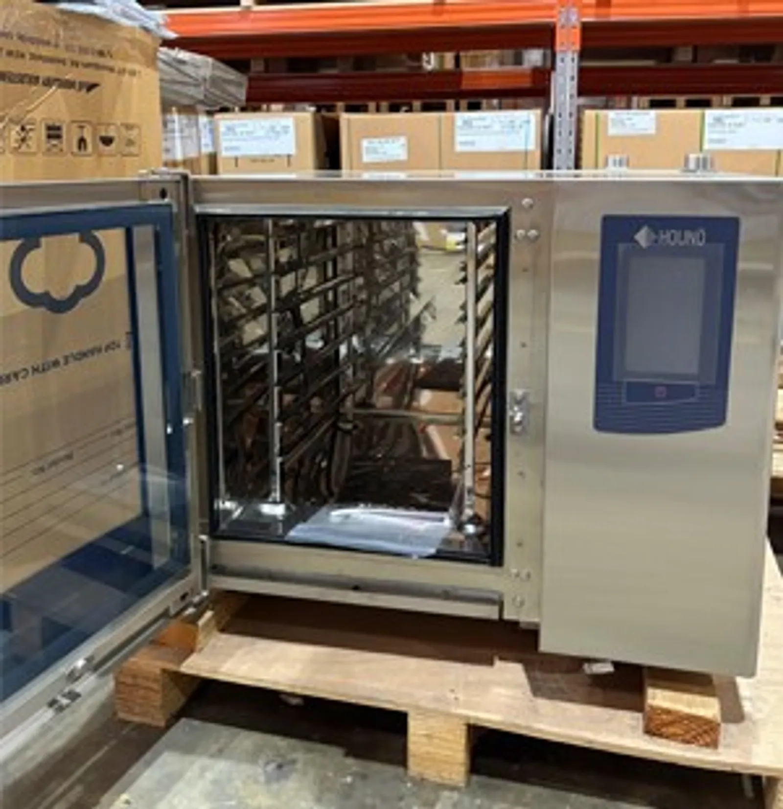 Hounö KPE1.06 - 6 Tray Visual Cooking Hybrid Steam Combi Oven Electric - Clearance