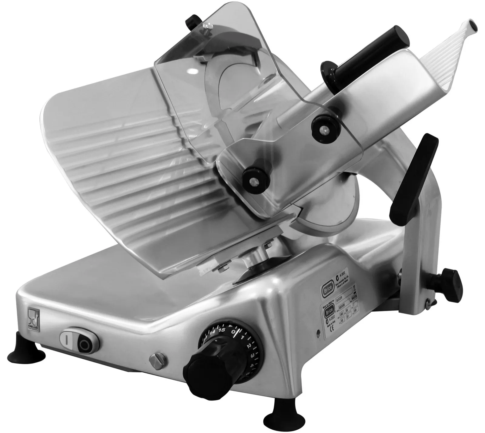 Brice BEG35B - Black Edition Heavy Duty Gravity-Feed Manual Slicer 350mm Blade