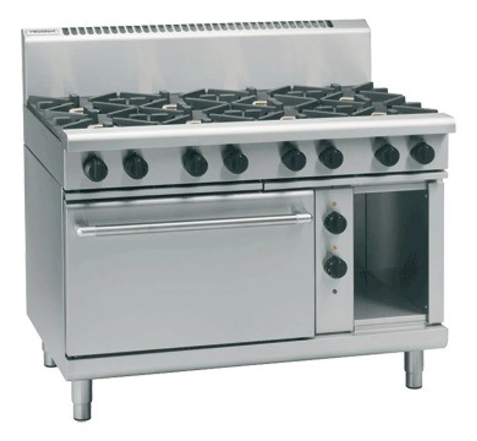 Waldorf 800 Series RNL8816GE - 1200mm Gas Range Electric Static Oven Low Back Version