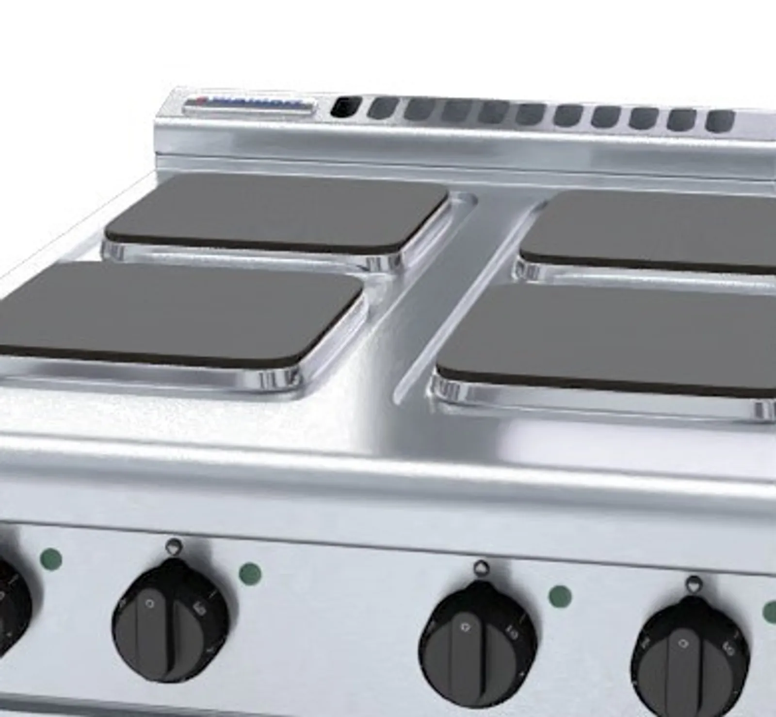 Waldorf 800 Series RNL8400SE-B - 600mm Electric Cooktop Sealed Hobs Low Back Version - Bench Model